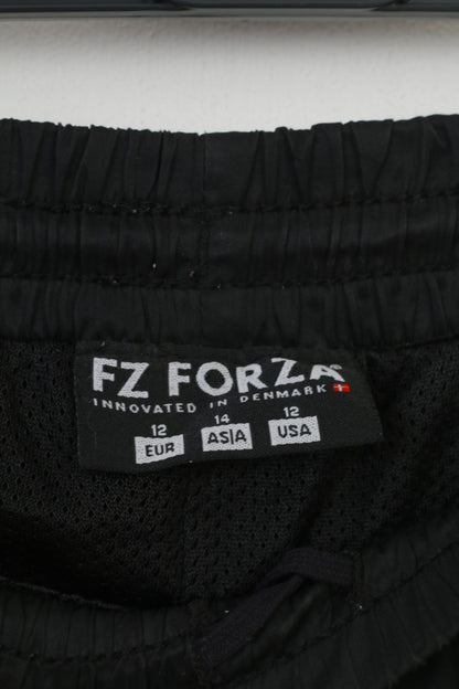 FZ Forza Pantalon pour garçon de 12 ans Noir Sportswear Pantalon de survêtement Taille élastique Pantalon vintage