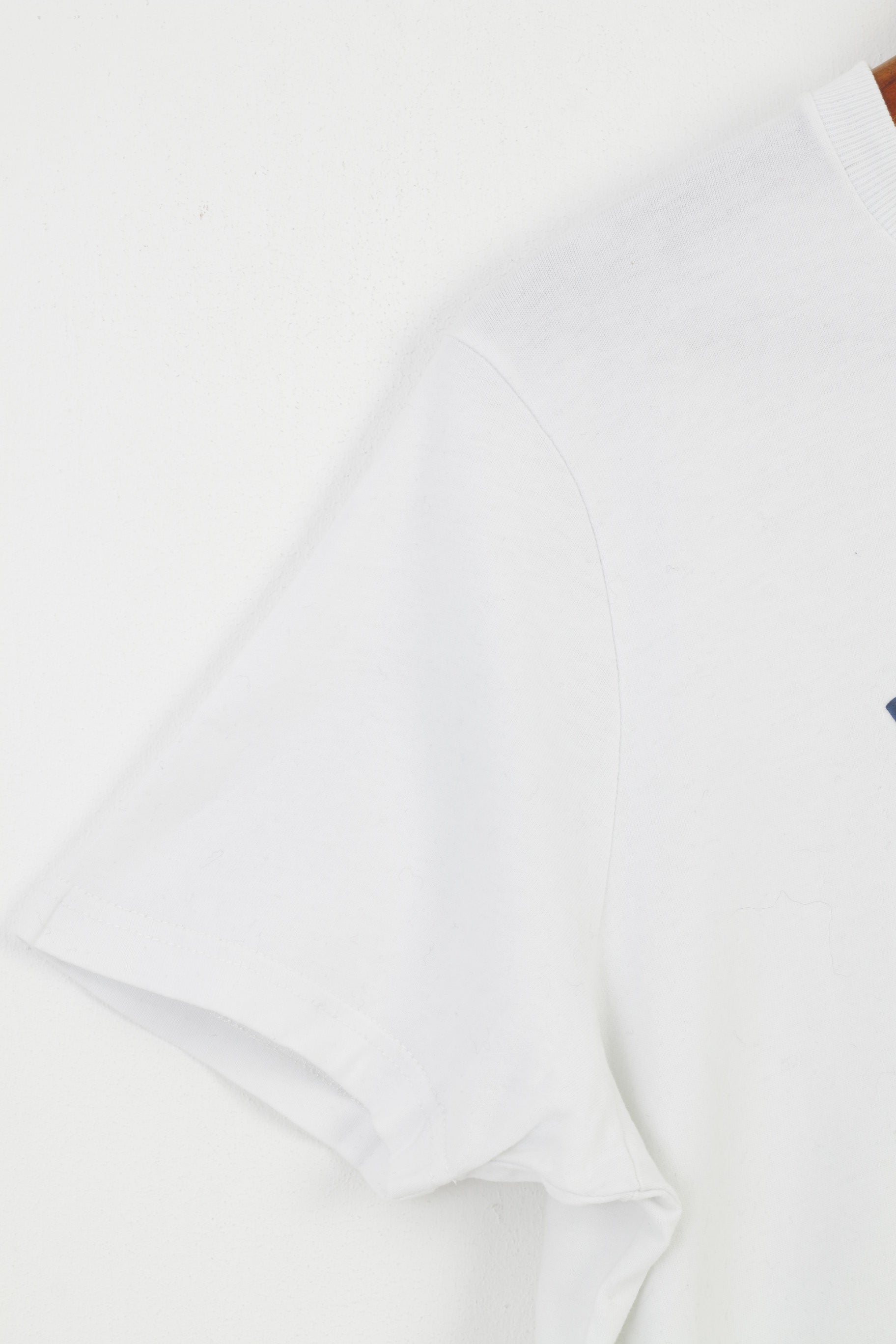 T-shirt Hollister California da uomo XL in cotone bianco con grafica nuova tavola estiva vintage girocollo