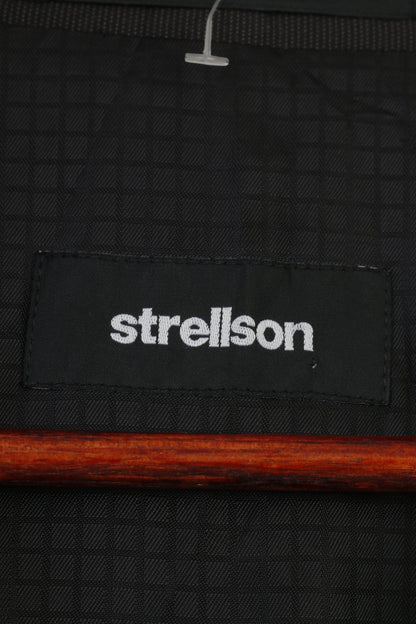 Strellson Men L Blazer Giacca con spalline monopetto marrone scuro