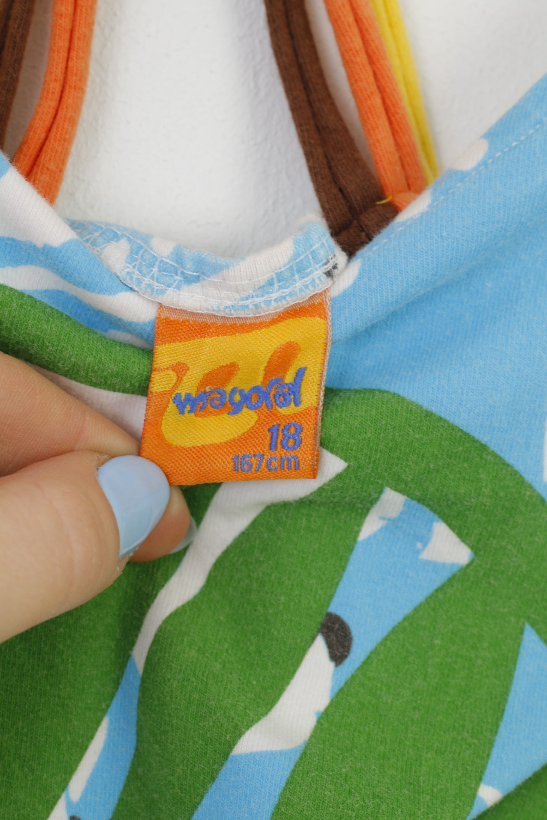 Mayoral Girls 18 167cm  Dress Cross Back Cotton Multiprint Summer Sleeveless Top