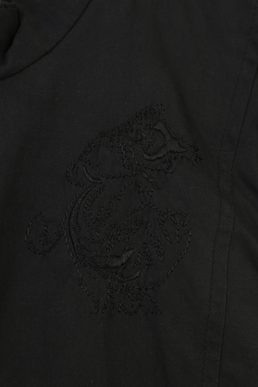 Dash femmes 14 42 L gilet noir gris Double face coton sans manches pleine fermeture éclair poches broderie haut