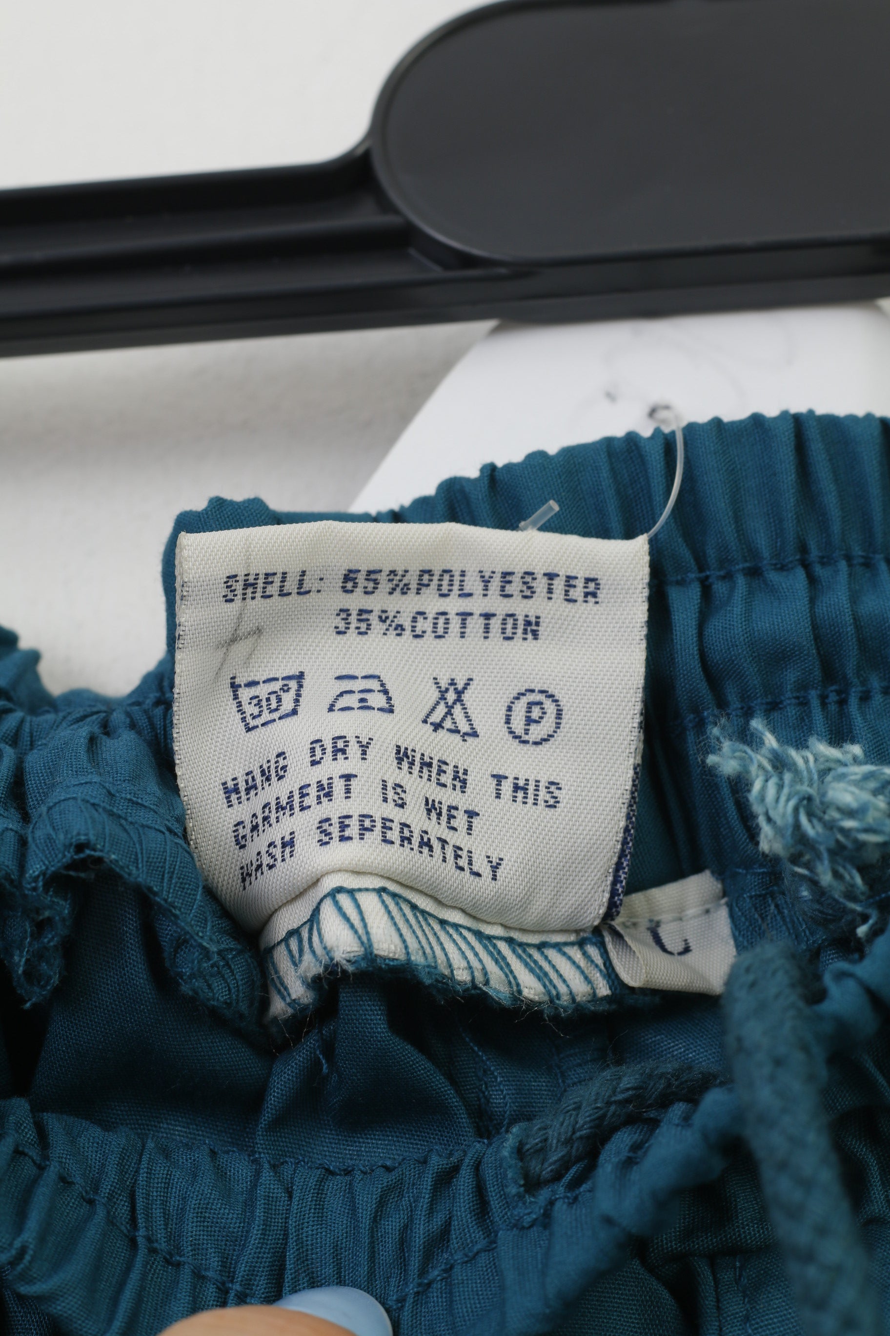 Etirel Femmes L Pantalon De Survêtement Turquoise Sport Poches D'entraînement Pantalon Taille Élastique