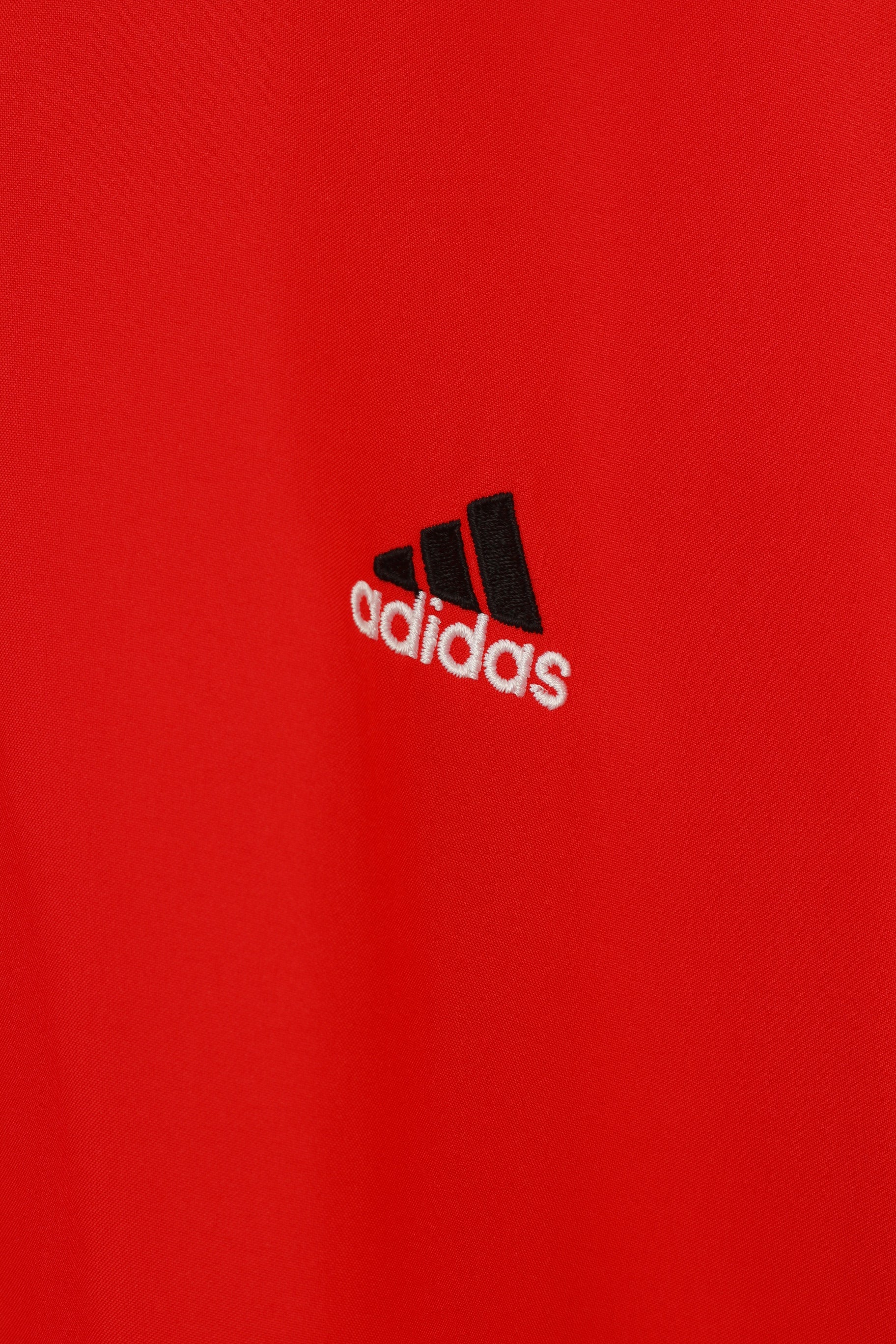 Adidas Men L 54 Jacket Red Sportswear Boxing Full Zipper Activewear Oversize Vintage 90s Top