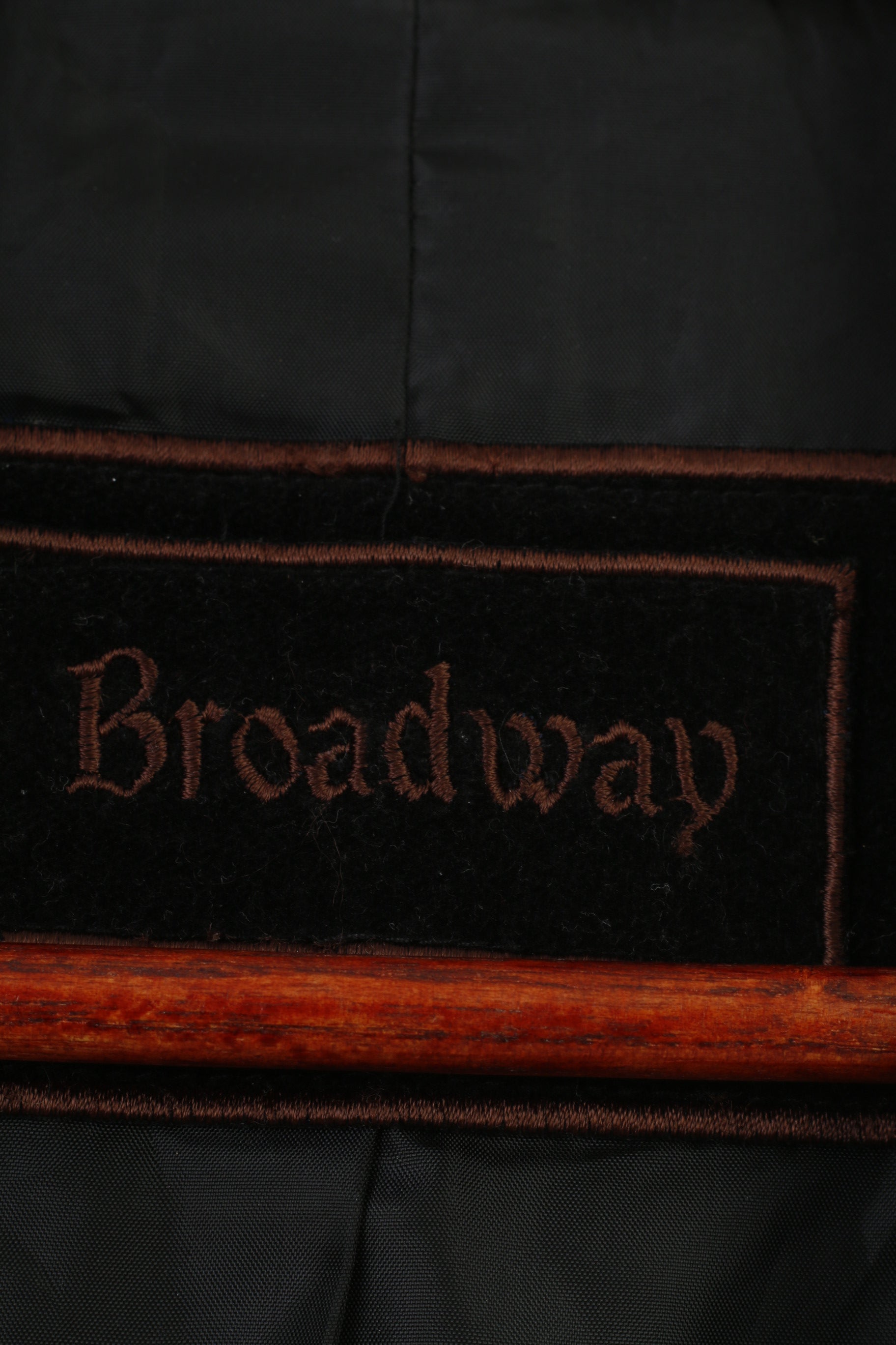 Broadway Women 38 M Jacket Black Gold Buttons Suede Cotton Vintage Collar Single Breasted Blazer Top