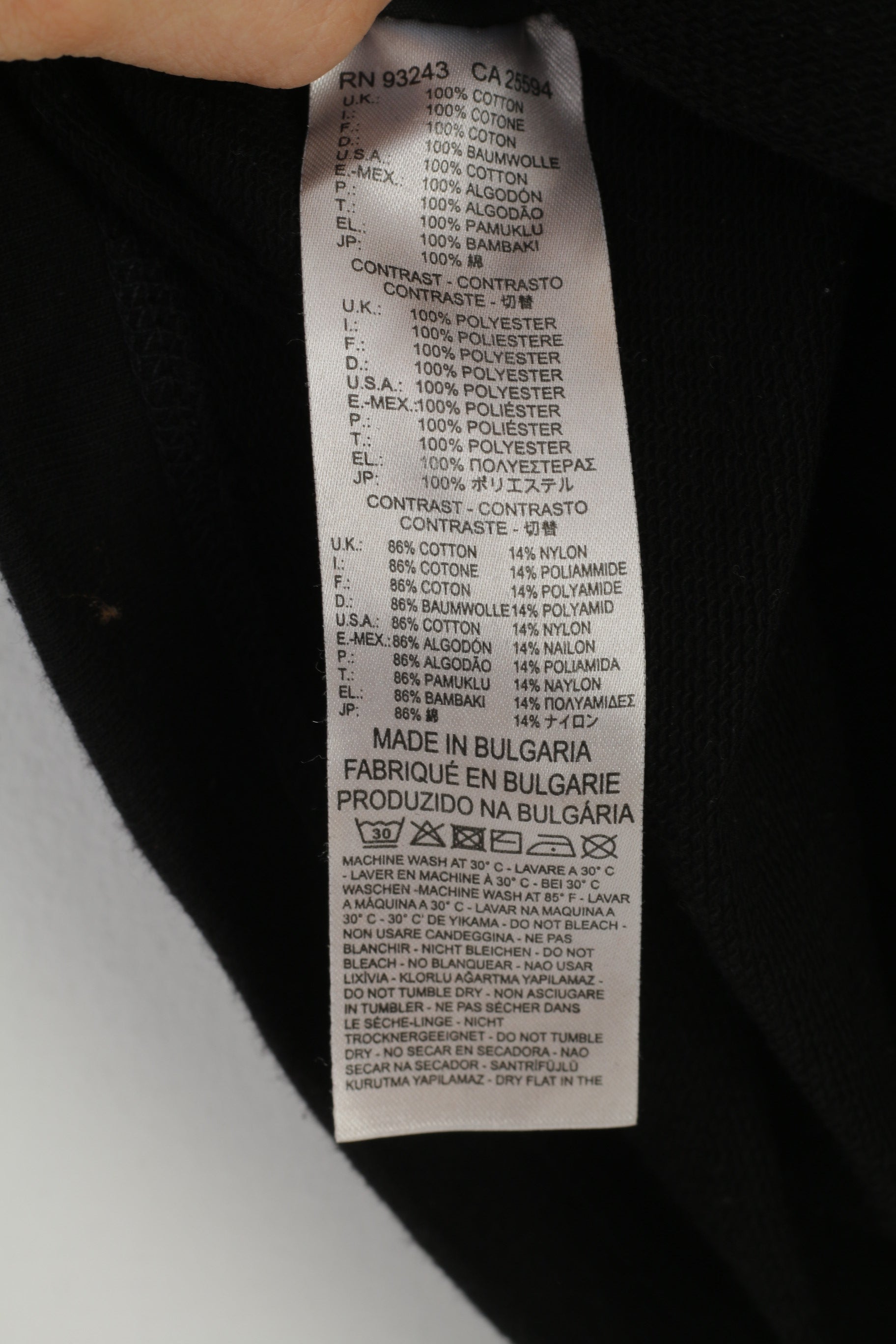 Diesel Woman S Dress Black Cotton Long Sleeve Crew Neck Zipper Vintage Top