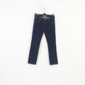 Mustang Women 29 Trousers Navy Blue Denim Jeans Cotton Straight Leg Pants 