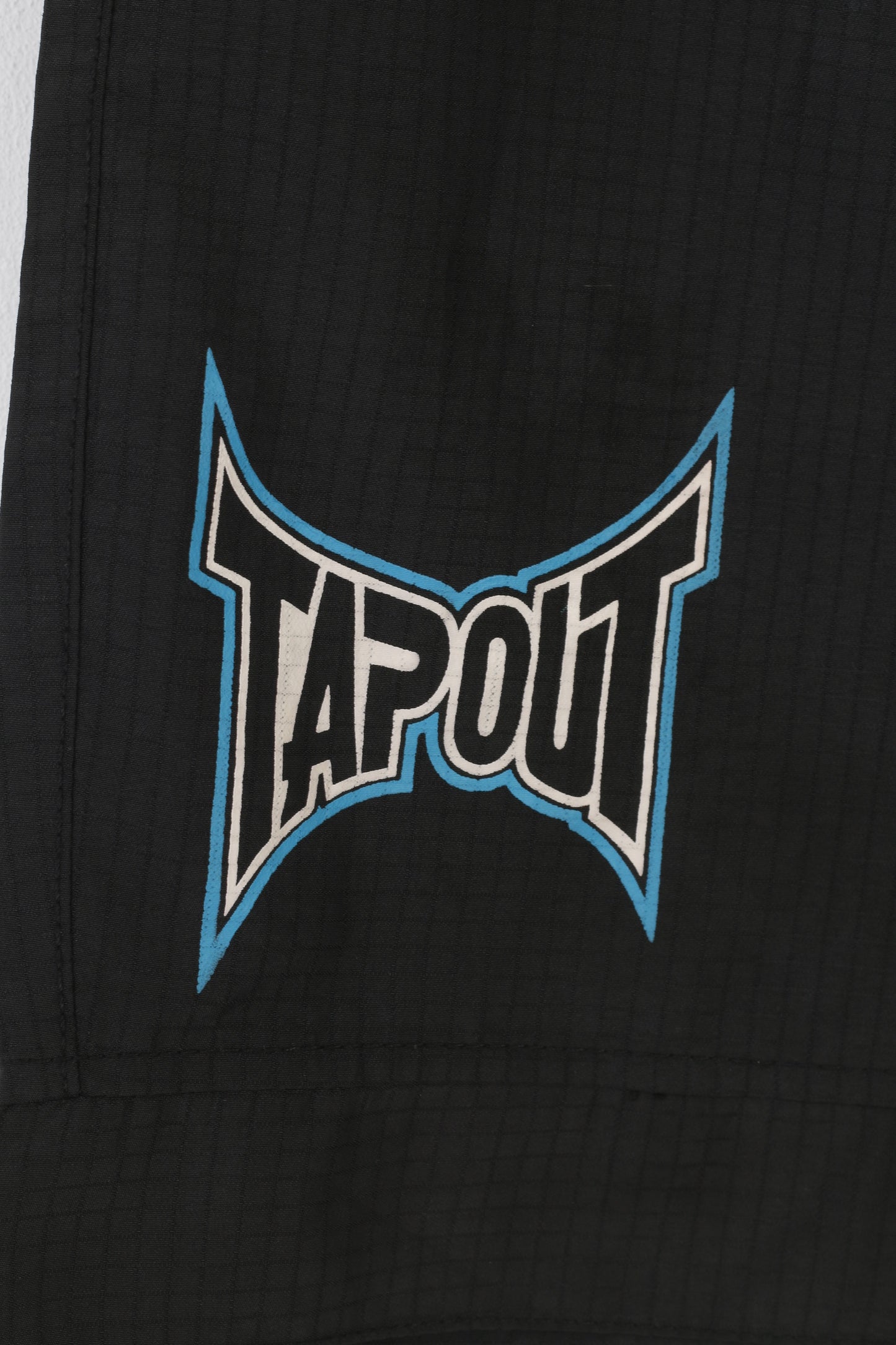 Tapout Men XL Shorts Black Sportswear Logo Training Boxing MMA Vintage