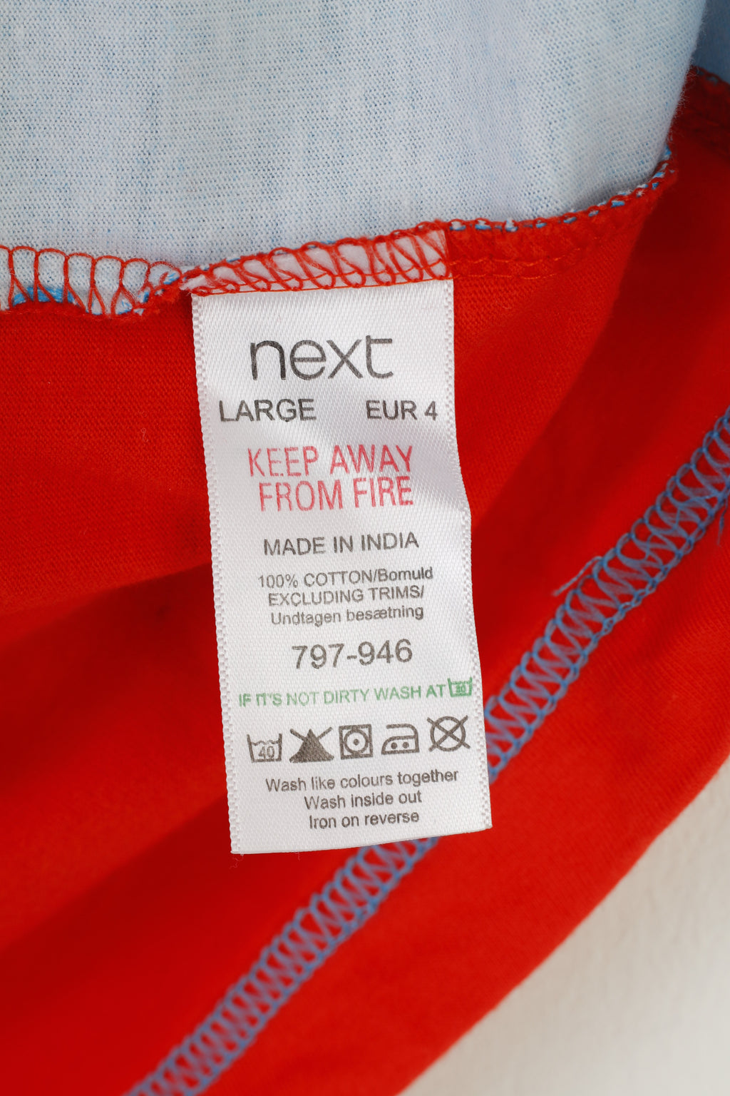 Superman Men L T-Shirt Comic Superman Blue  Crew Neck Vintage Top