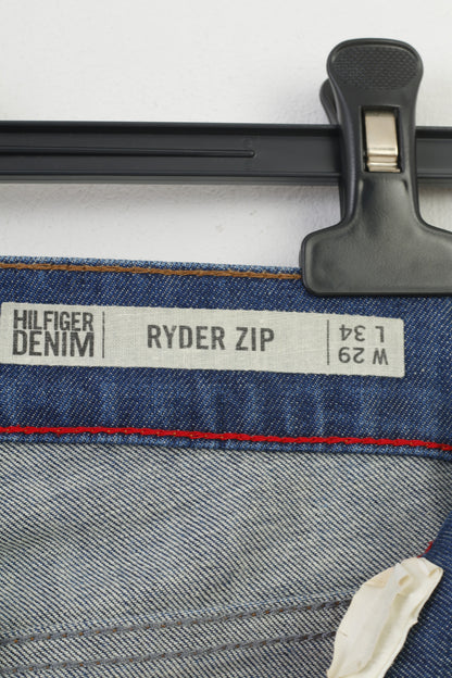 Hilfiger Denim Women 29 Trousers Jeans Ryder Zip Straight Leg Classic Pants