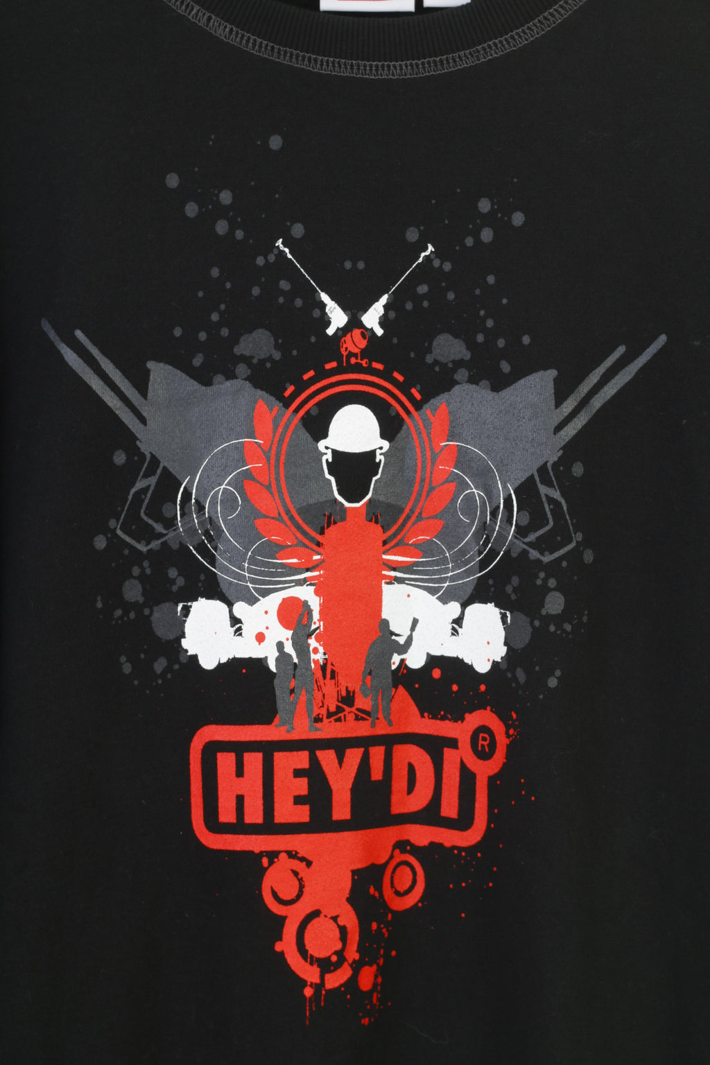 Hey'di Men S Sweatshirt Black Crew Neck Gamer Padded Cotton Graphic Top