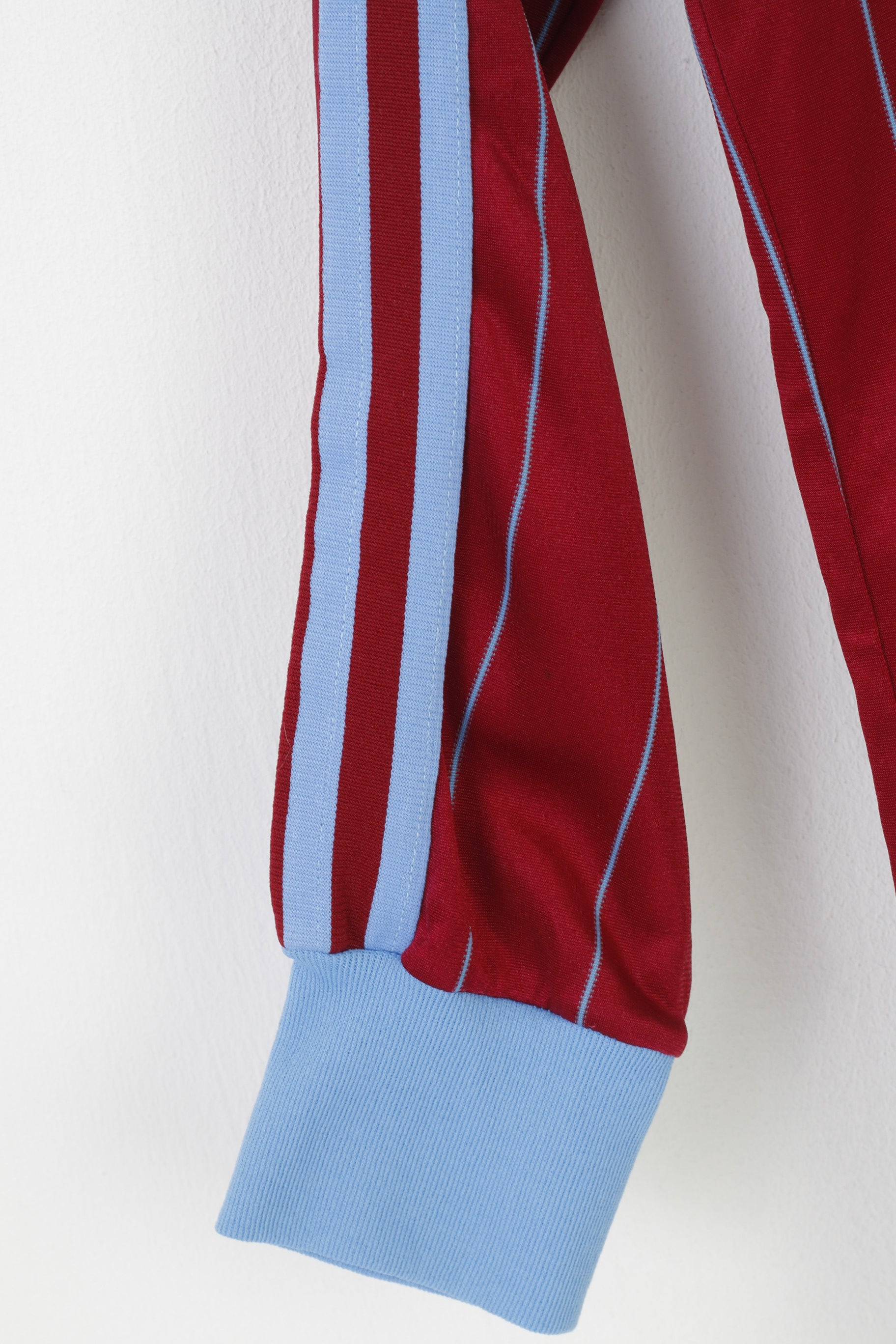 Adidas Boy M 10 Age Shirt Burgundy Vintage 90s Prince Rupert Crew Neck Sport Top