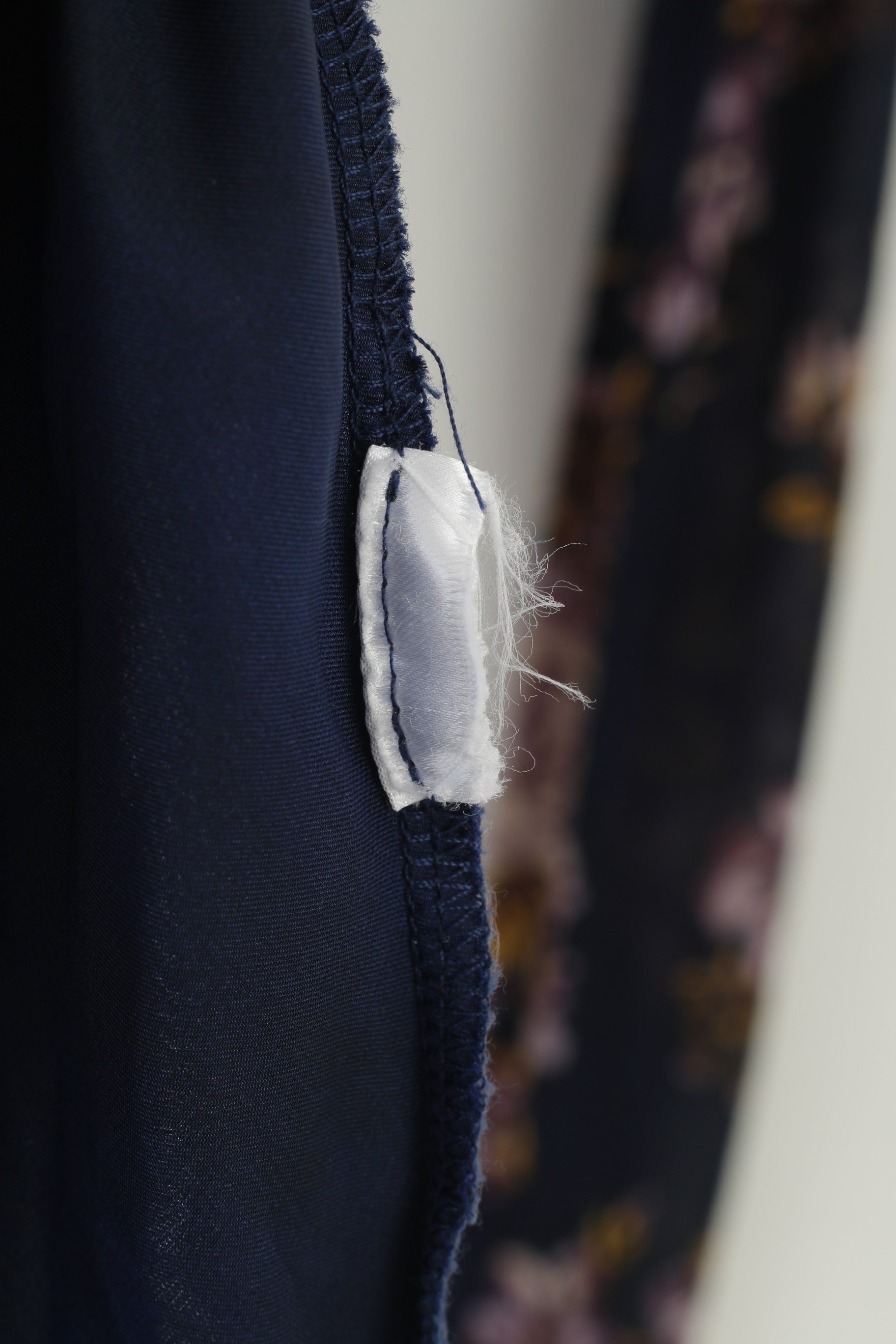 Liu Jo Woman M Robe Marine Petit Fleur Imprimé Manches Longues Doublure Mini Golf Décontracté