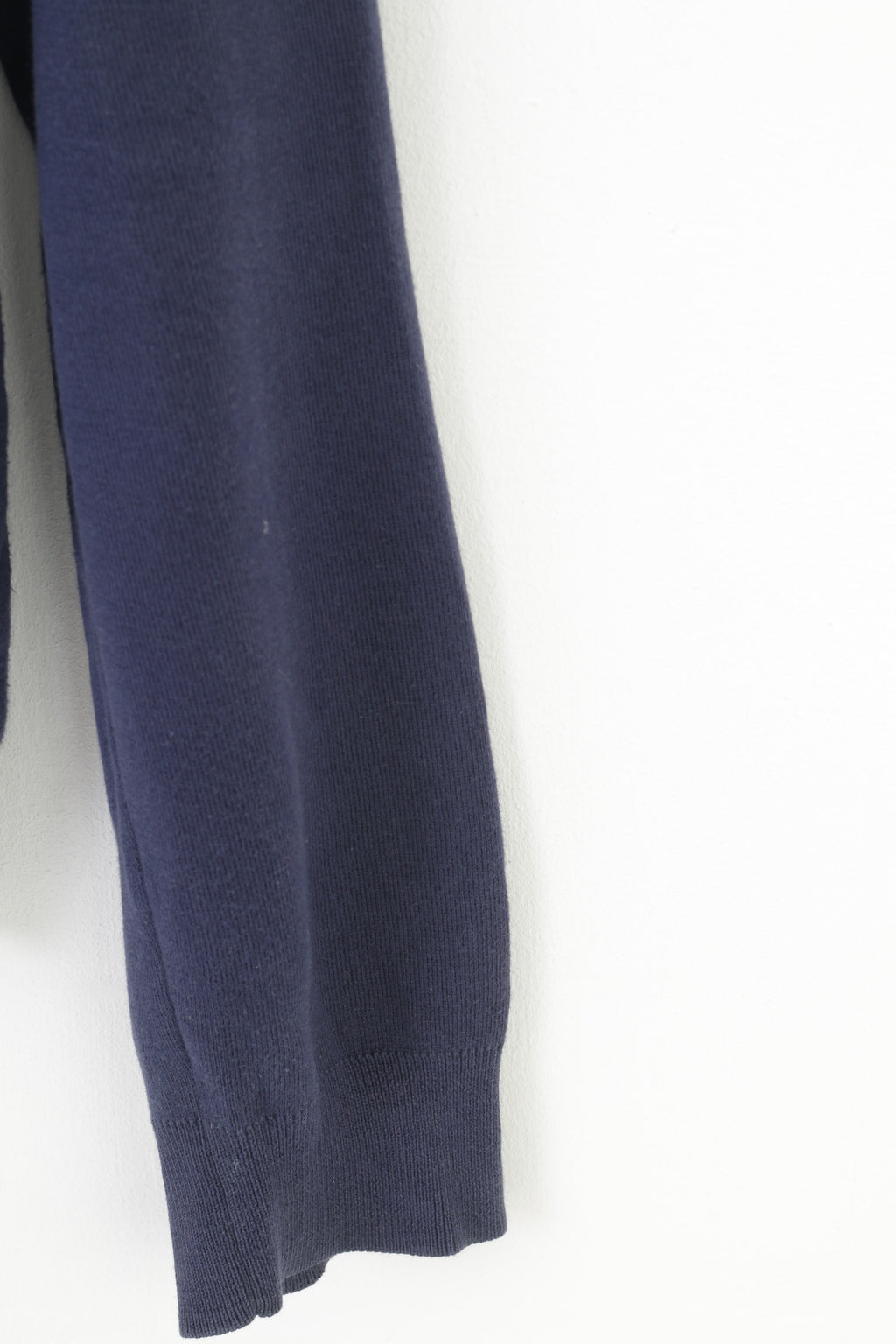 Polo Ralph Lauren Men M Jumper V Neck Prima Cotton Navy Classic Top