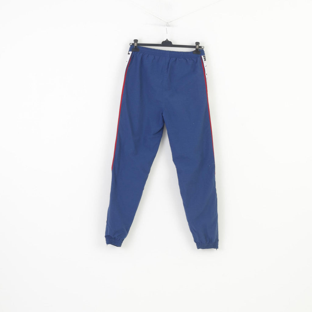 Puma Men S Sweatpants Navy Nylon Sport Training Regular Waist Vintage Pants