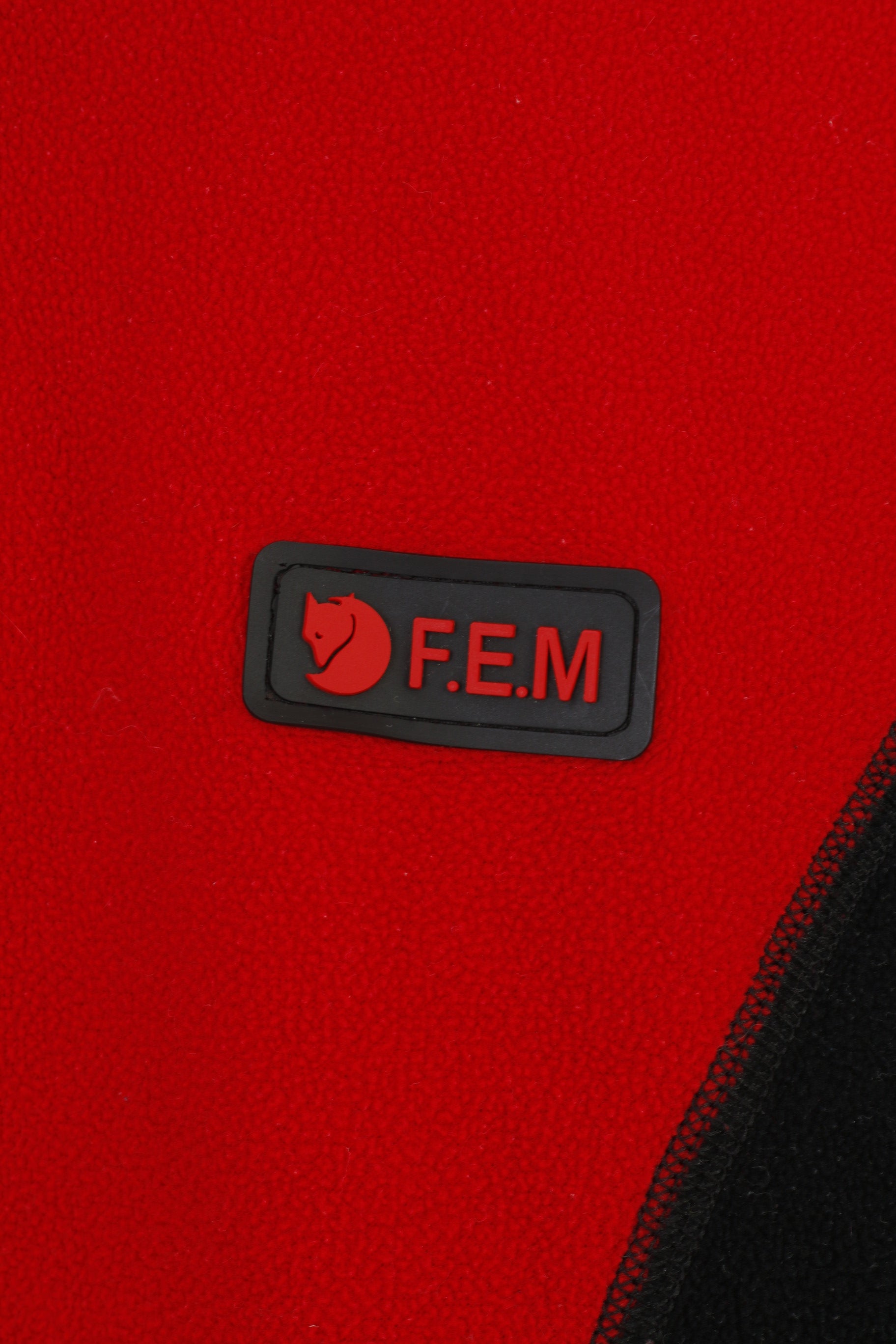 Fjallraven garçon 10 ans polaire col zippé col rouge sport haut vintage