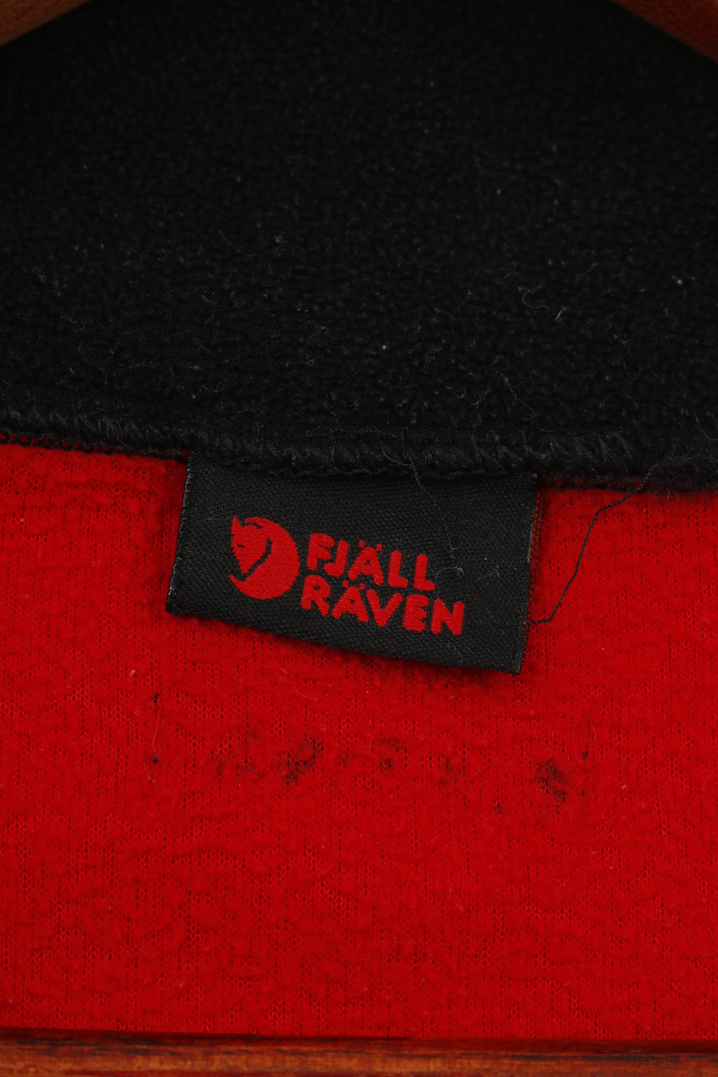 Fjallraven garçon 10 ans polaire col zippé col rouge sport haut vintage