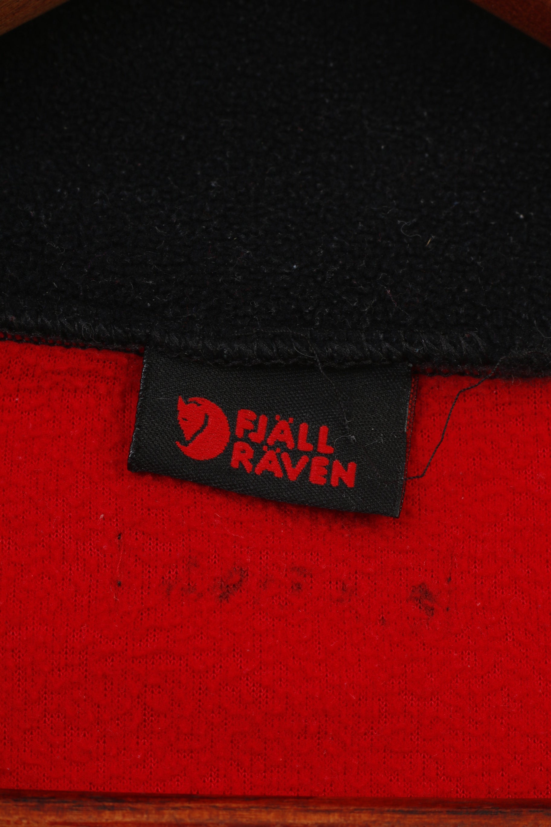 Fjallraven garçon 10 ans polaire col zippé col rouge sport haut vintage