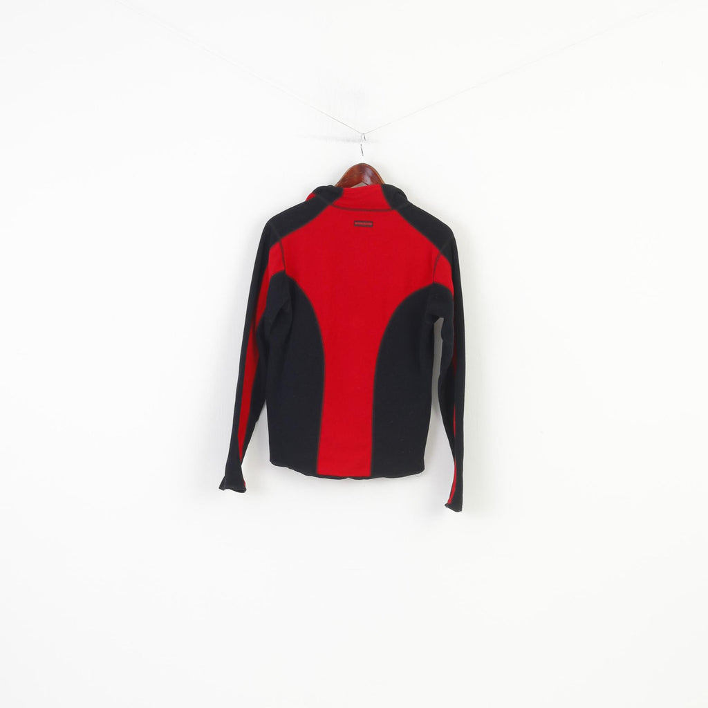 Fjallraven garçon 10 ans polaire col zippé col rouge sport haut vintage