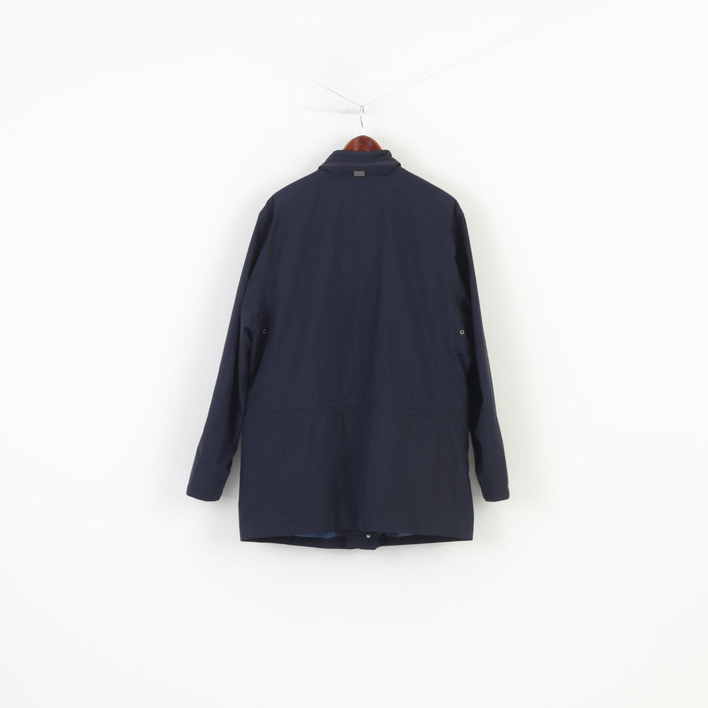Pierre Cardin Paris Men 56 XL Jacket Navy Gore-Tex Waterproof  Full Zipper Vintage Top