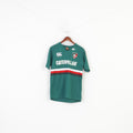 Canterbury Men M T-Shirt Green Sport Training Vintage Leicester Tigers 1880 CAT Top
