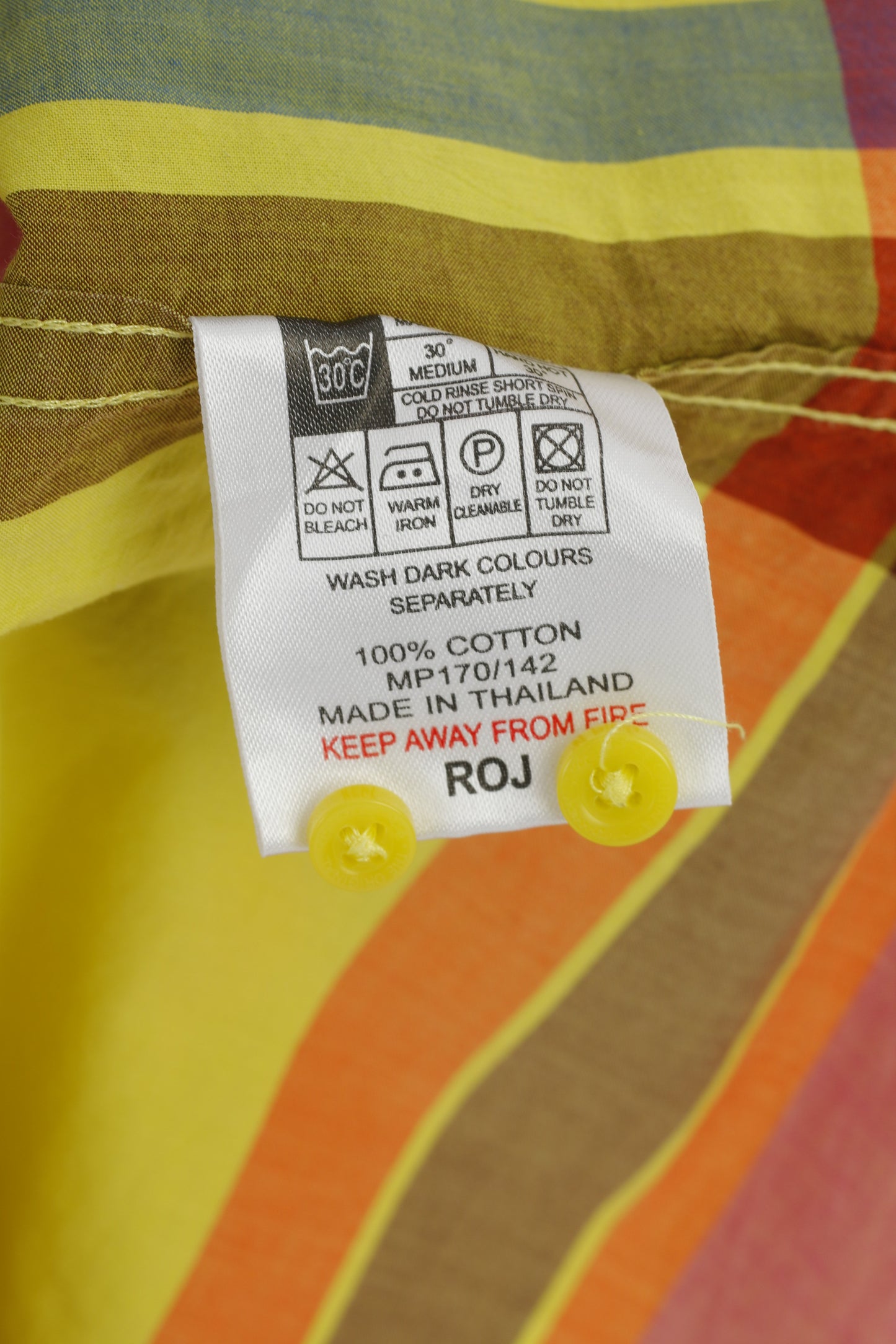 Ben Sherman Chemise décontractée XXL pour homme Jaune à carreaux Special Brew Haut en coton à manches longues