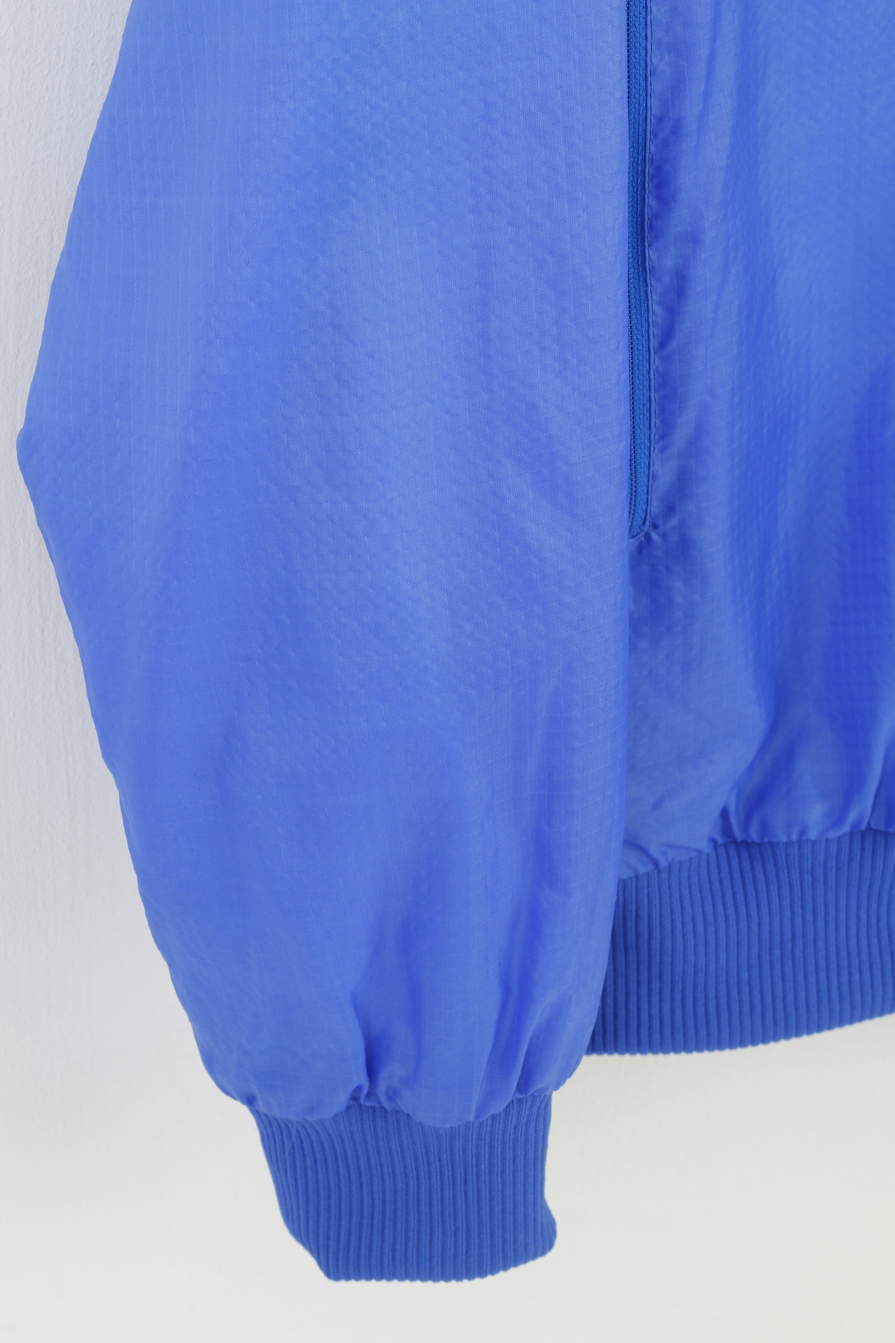 Rukka Men S Shirt Blue V Neck Sport Longsleeve Shiny Vintage Outdoor Sportswear Top