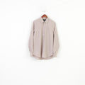 Paul Smith Men 42 16.5 Casual Shirt London Grey Long Sleeve Italy Cotton Classic Top
