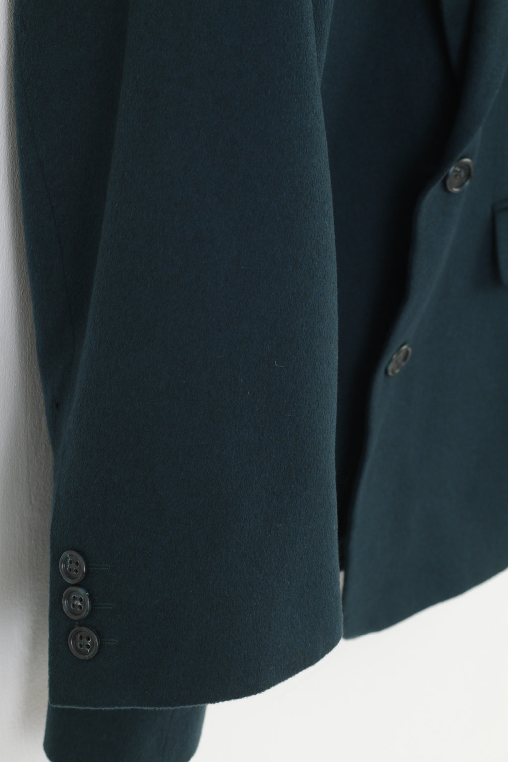 Creation Gross Men 42 Blazer Green Royal Club 100% Caschmere Vintage Single Breasted Gaenslen Volter Jacket