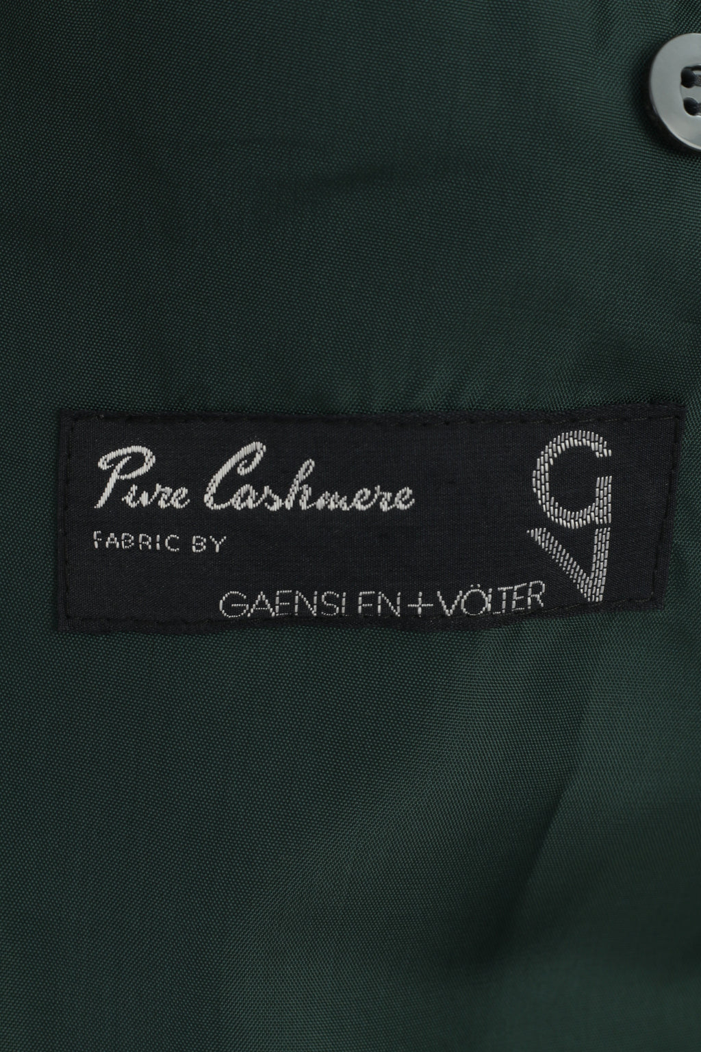 Creation Gross Men 42 Blazer Green Royal Club 100% Caschmere Vintage Single Breasted Gaenslen Volter Jacket