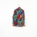 Seiden Sticker Men XL Casual Shirt Multi Color Geometric Print Long Sleeve Classic Top