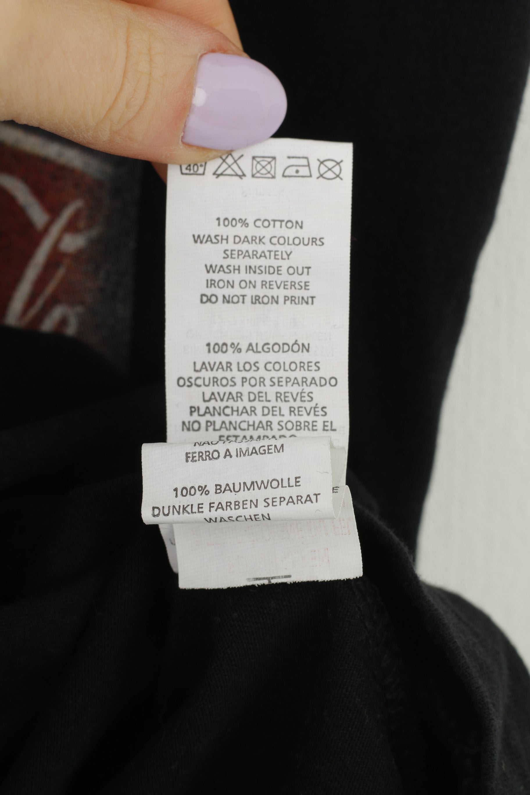 Atmosphere Maglietta da donna 8 S Girocollo in cotone nero Coca Cola Holidays Top vintage