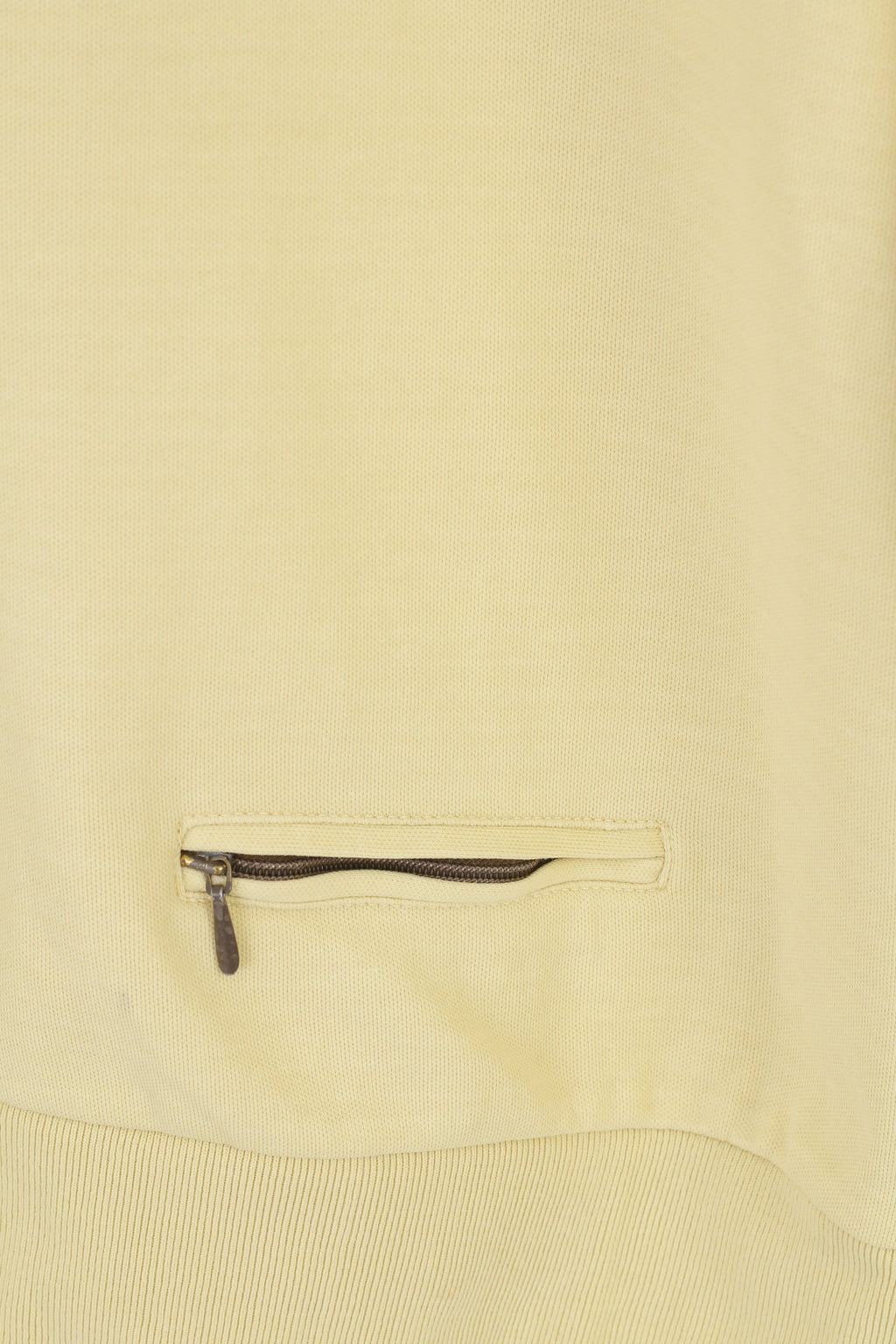 Felpa Adidas da uomo M gialla in nylon anni '90 3 strisce vintage sportiva con cerniera intera