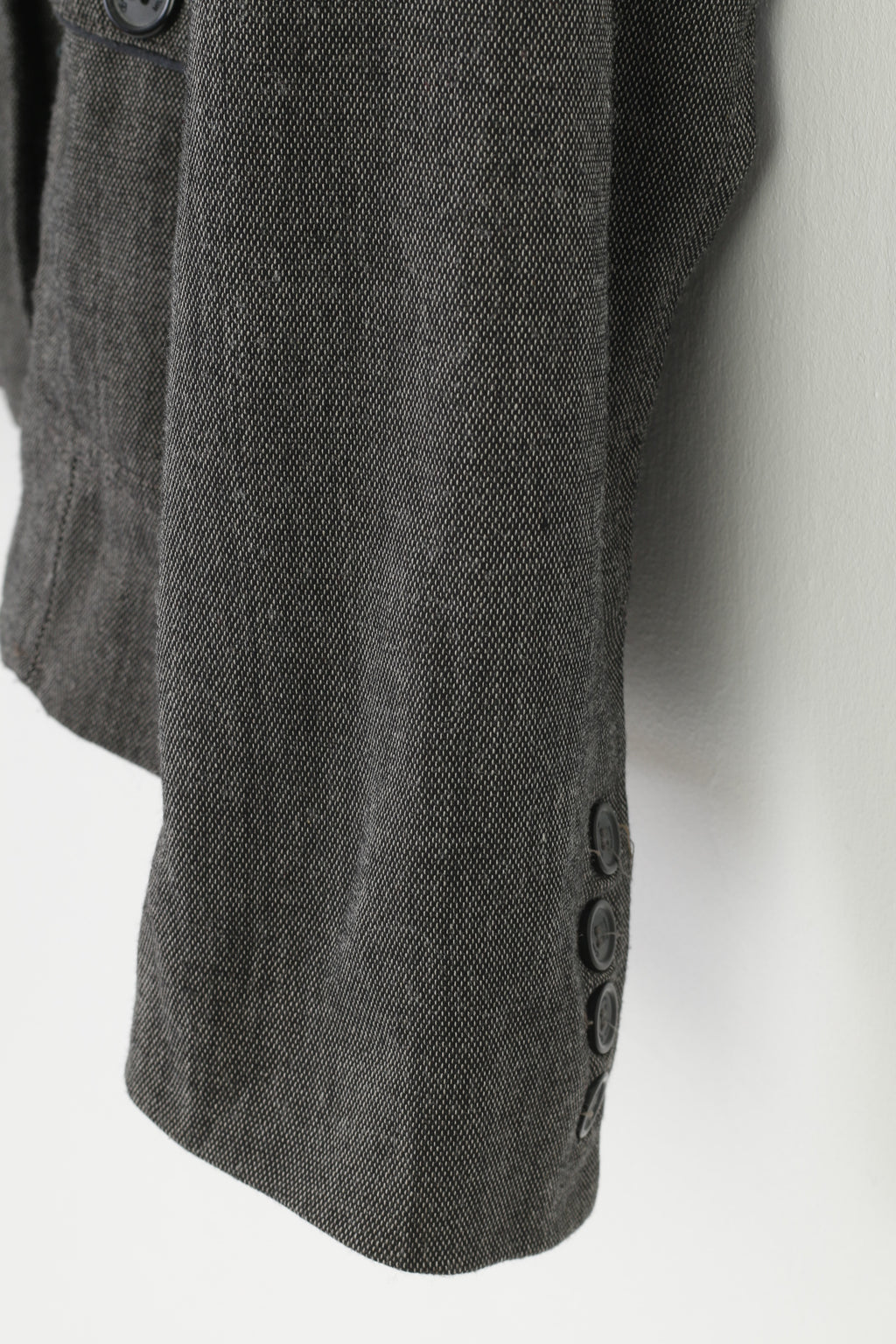 Emilio Corali Woman 42 L Jacket Brown Breasted Shoulder Pads Vintage Blazer Milano Vintage Top