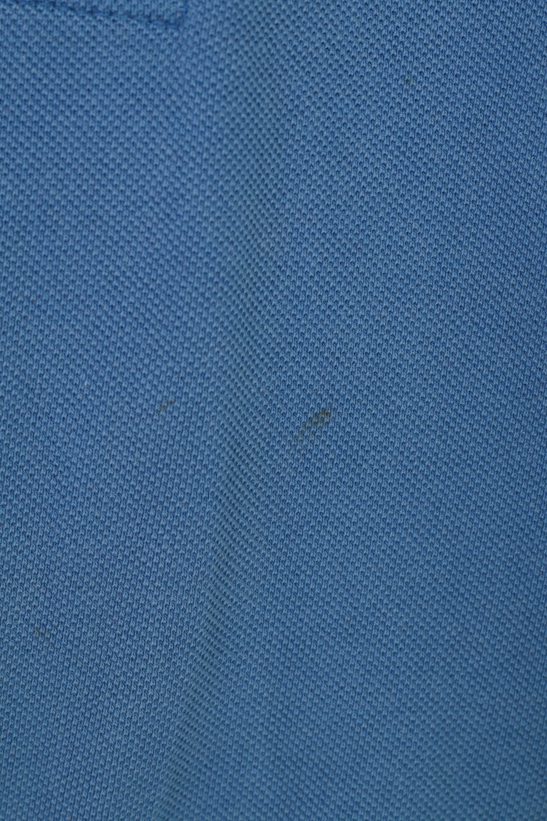 Nike Men M Polo Shirt Blue Cotton 90s Collar Sport Vintage Short Sleeve Top