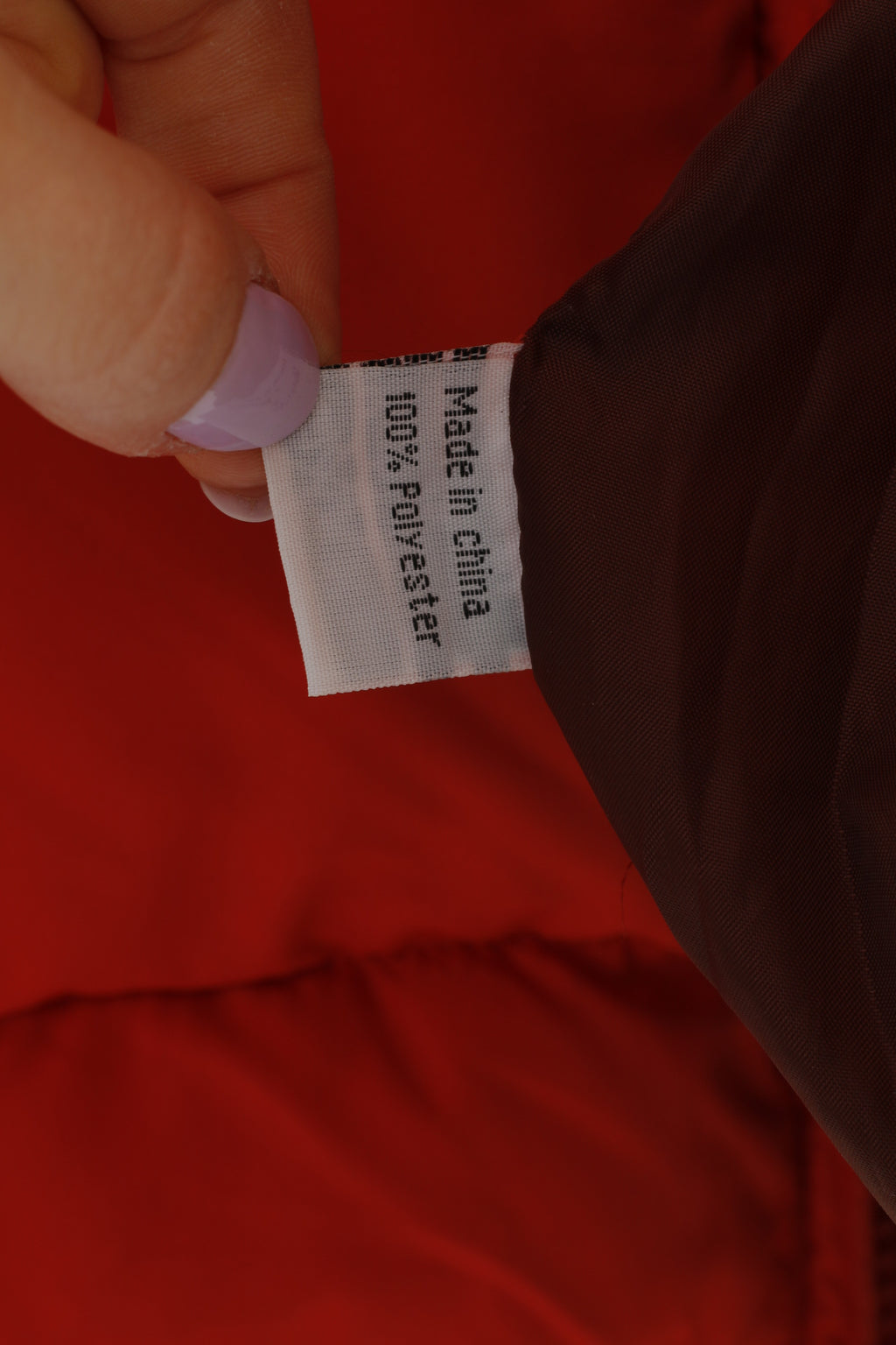 Ragsco Gilet XL da uomo arancione Puffer Downhill Racer imbottito con cerniera intera vintage