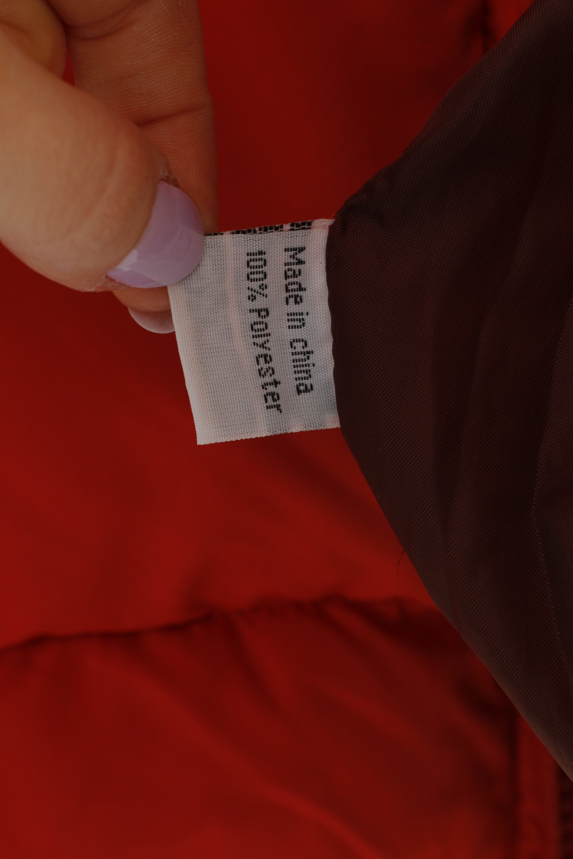 Ragsco Gilet XL da uomo arancione Puffer Downhill Racer imbottito con cerniera intera vintage