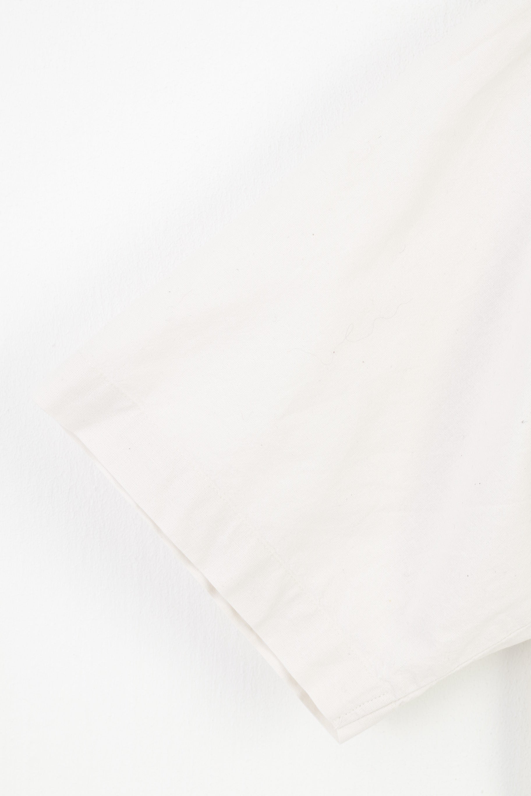 Drachten hommes XL chemise décontractée blanc à manches courtes broderie coton haut Vintage