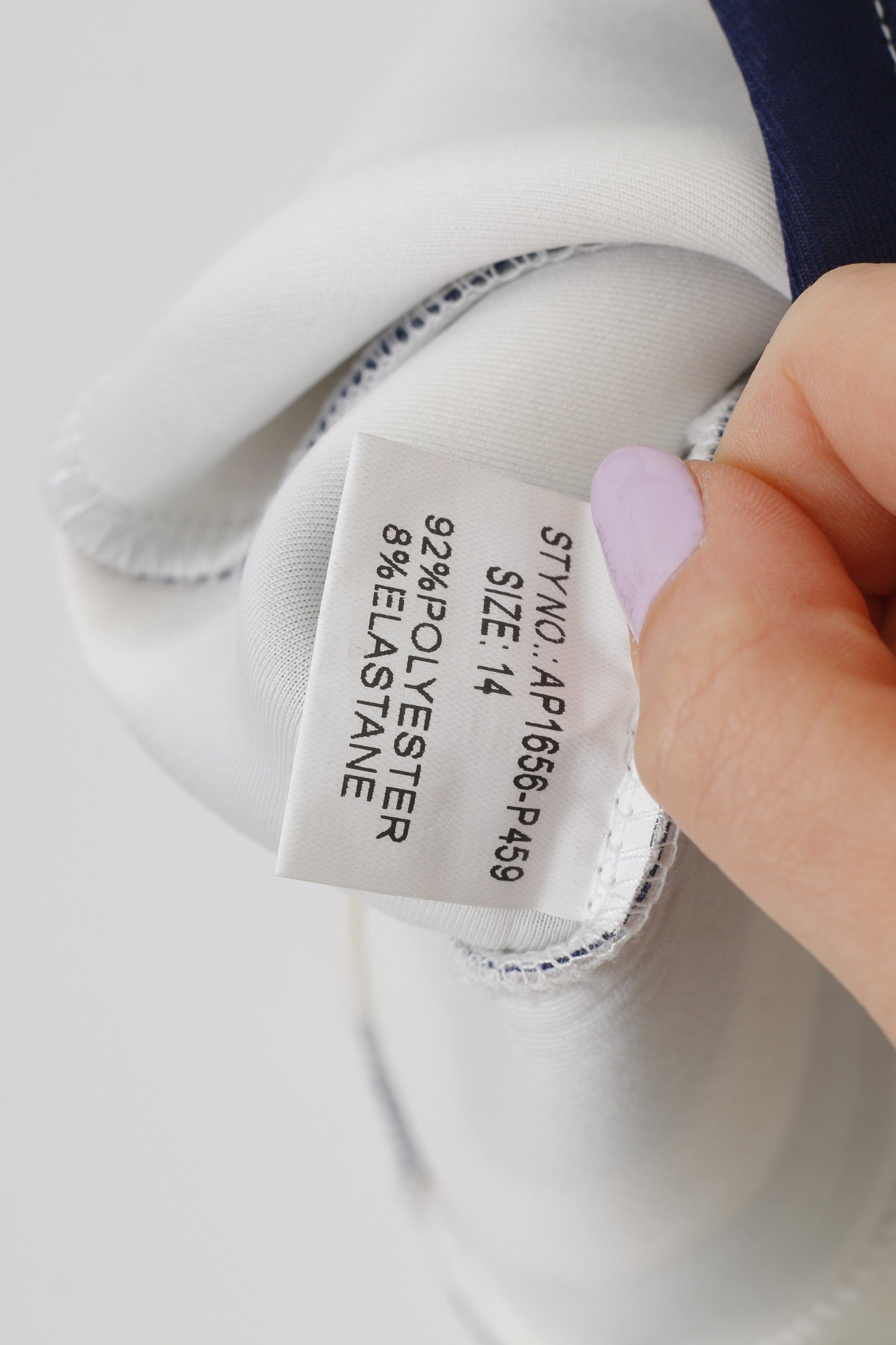 Angel Paris Femme 14 L Mini Robe Marine Rayé Petit Manches Courtes Col Rond Fermeture Éclair 