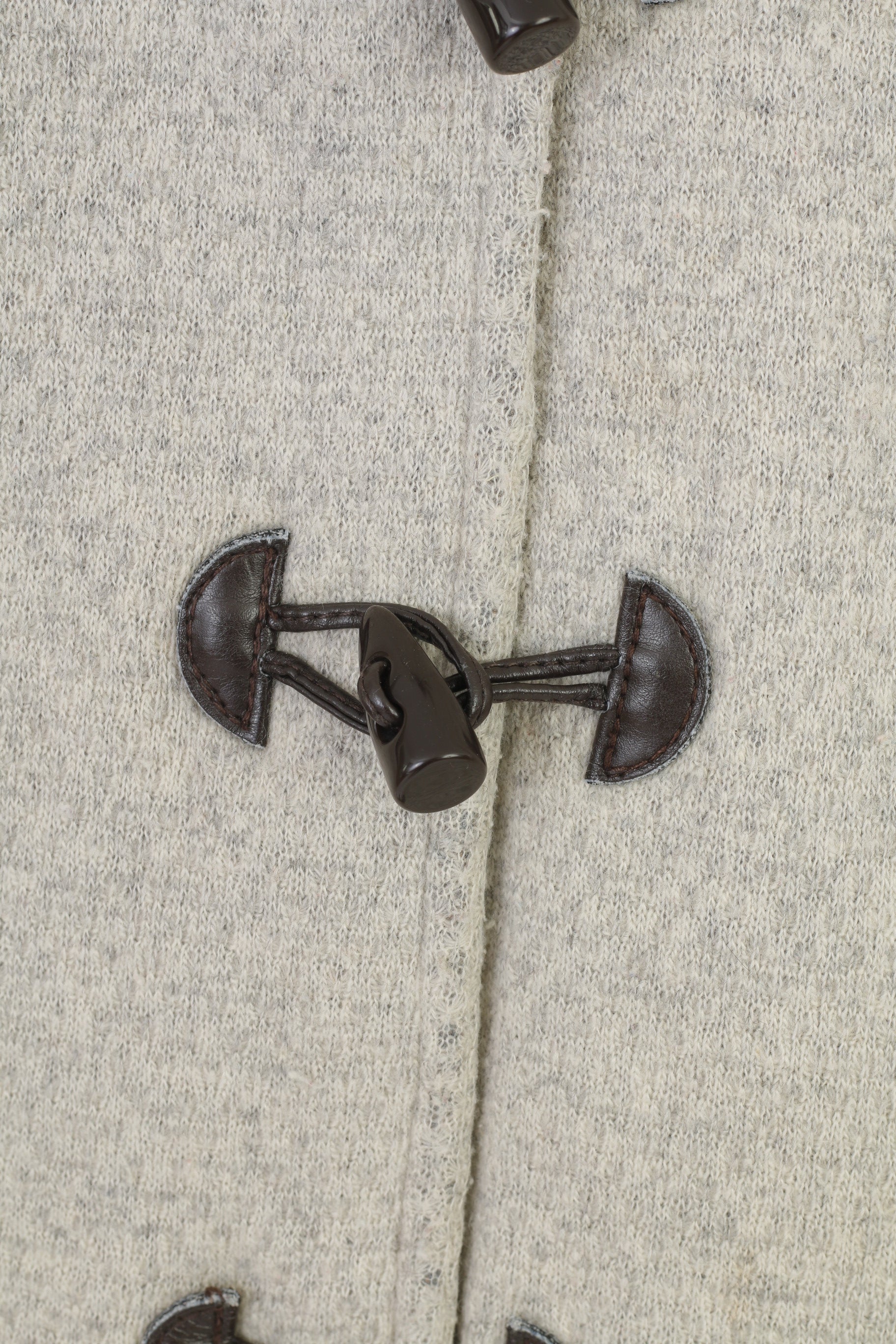 Sprayway Women 10 S Sweatshirt Grey Hooded Zip Up Wool Jacket Vintage Top