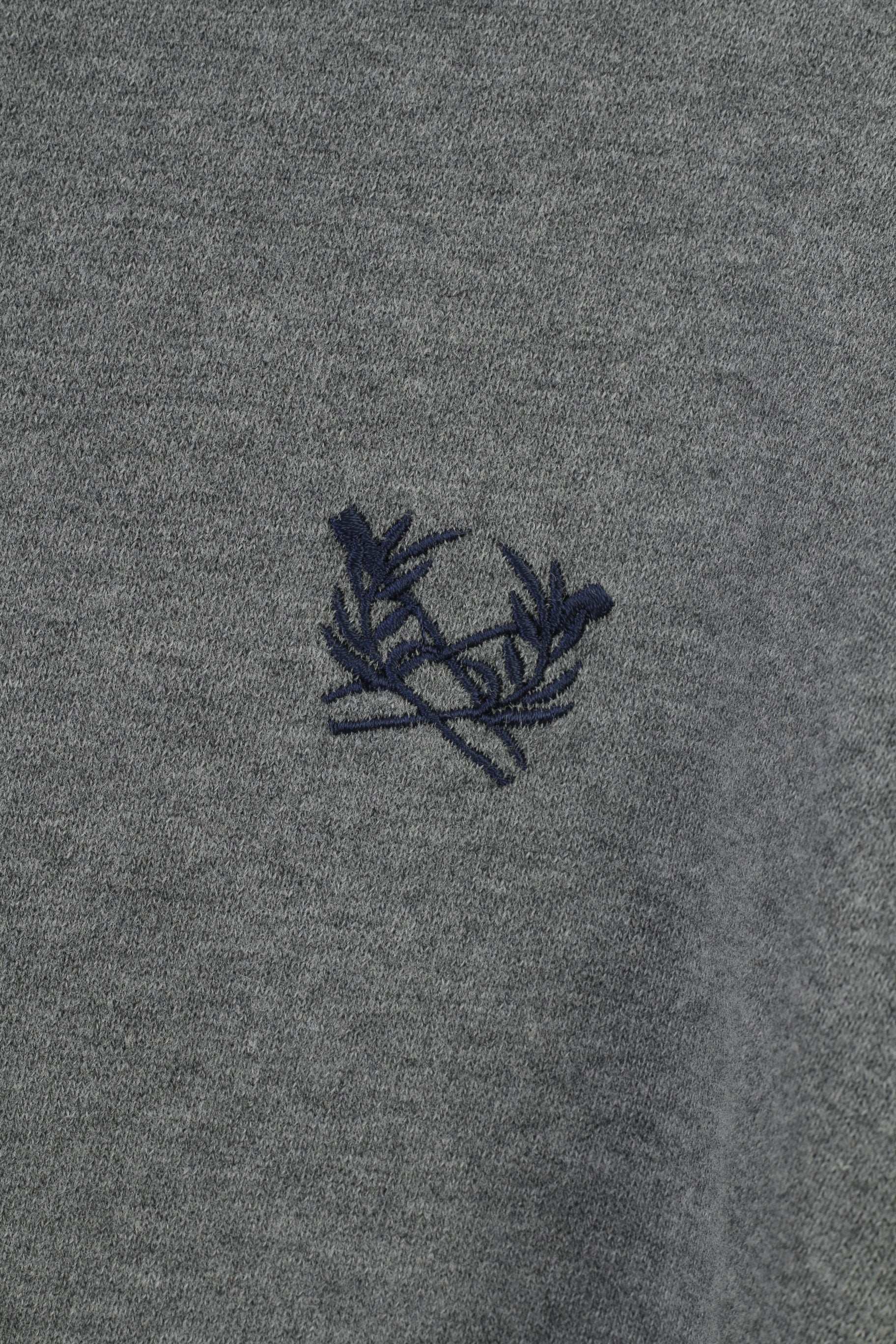 Paul Kehl Men L Sweatshirt Grey Cotton Collar Sport & Style Vintage Blouse Top