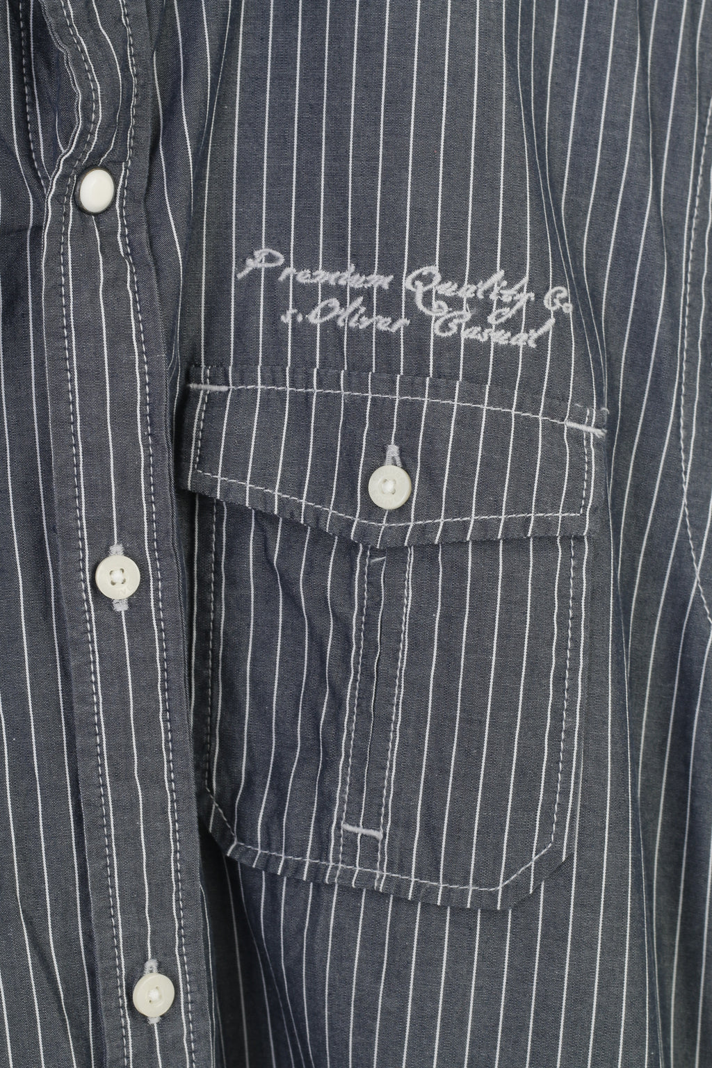 S.Oliver Uomo M Camicia casual a righe Slim Fit Top classico a maniche lunghe in cotone grigio