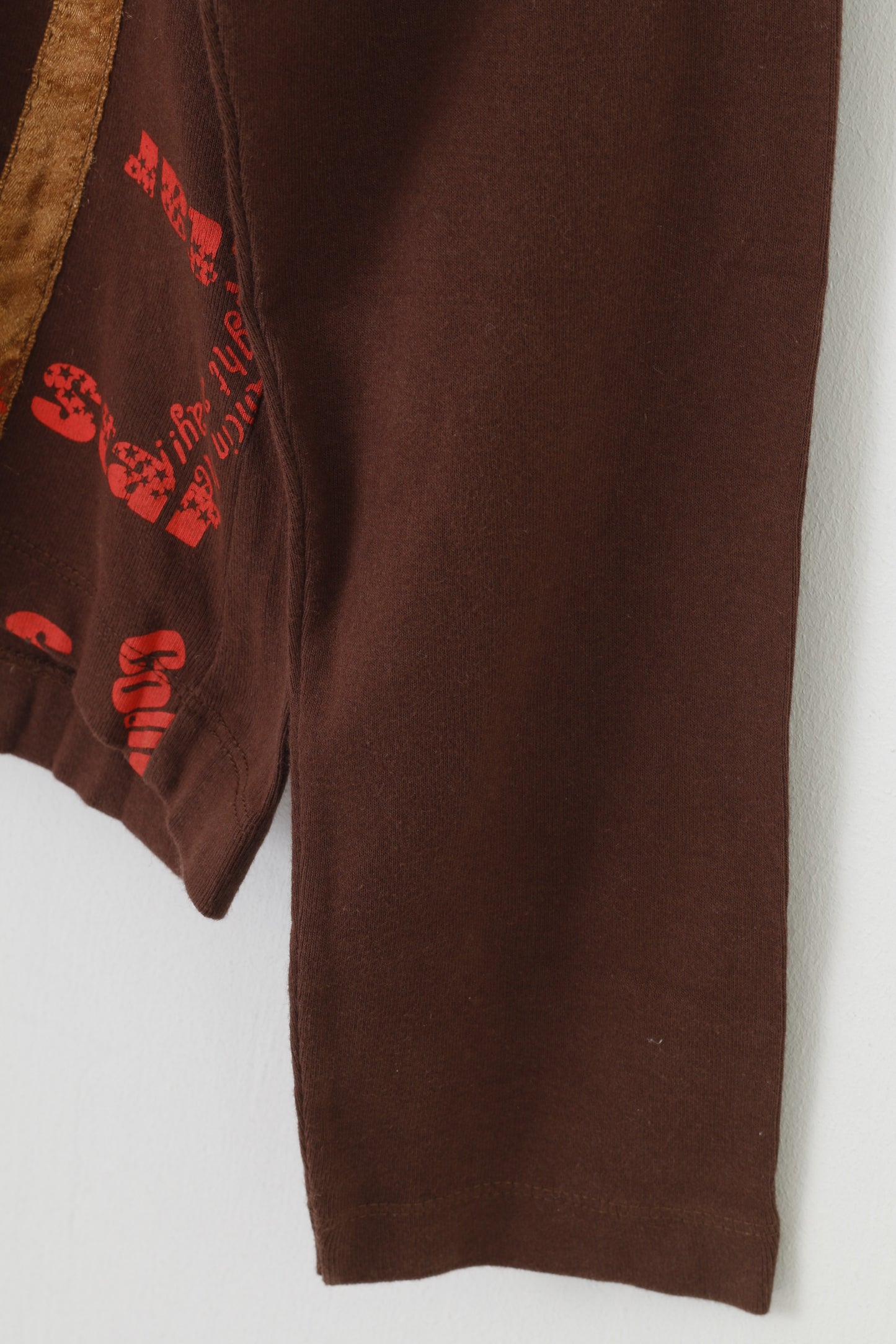Divino Clothing Maglietta da donna a maniche lunghe girocollo con grafica vintage in cotone