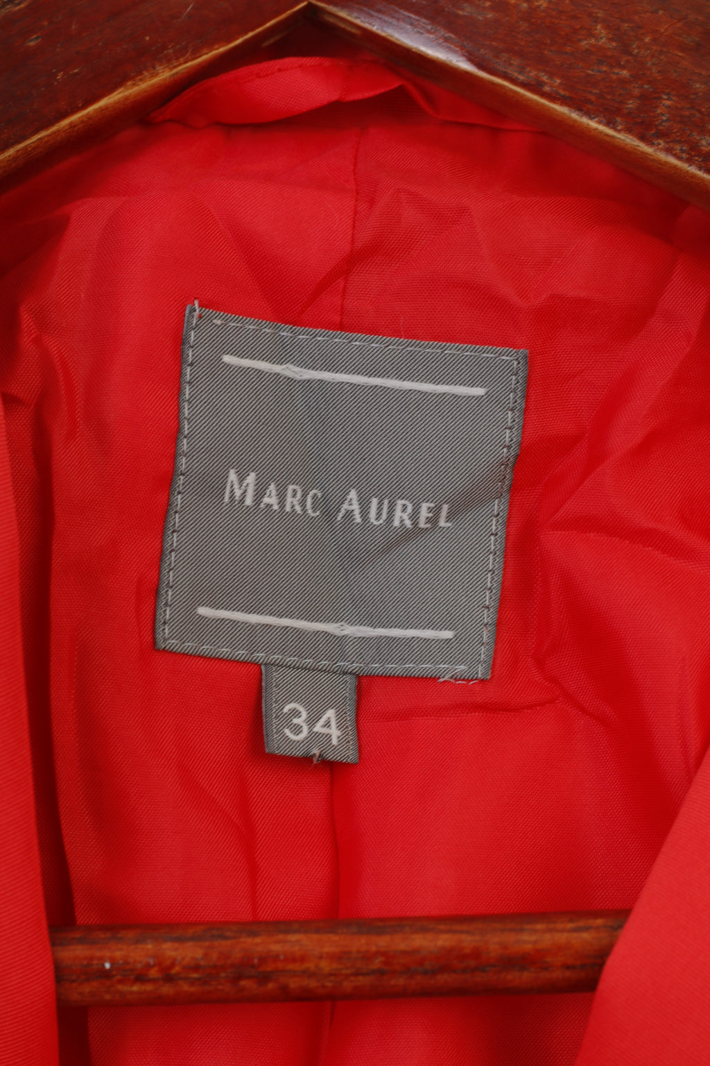 Marc Aurel Woman 34 XS Jacket Coral Blazer Bottoms Elegant Cotton Collar Breasted Top