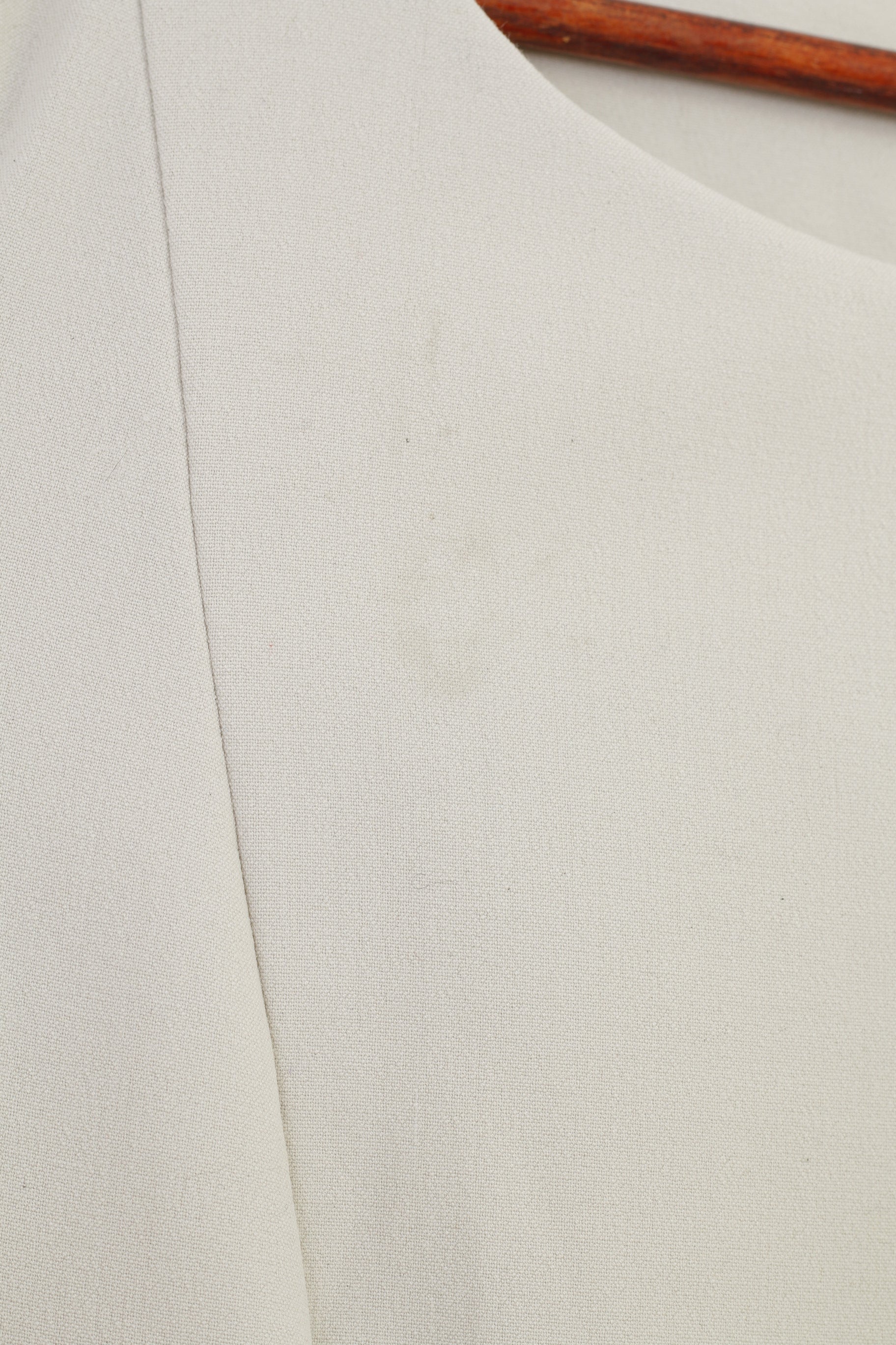 Calvin Klein Woman 10 M Robe Midi Manches Beige Volants Fermeture Éclair Élégante 