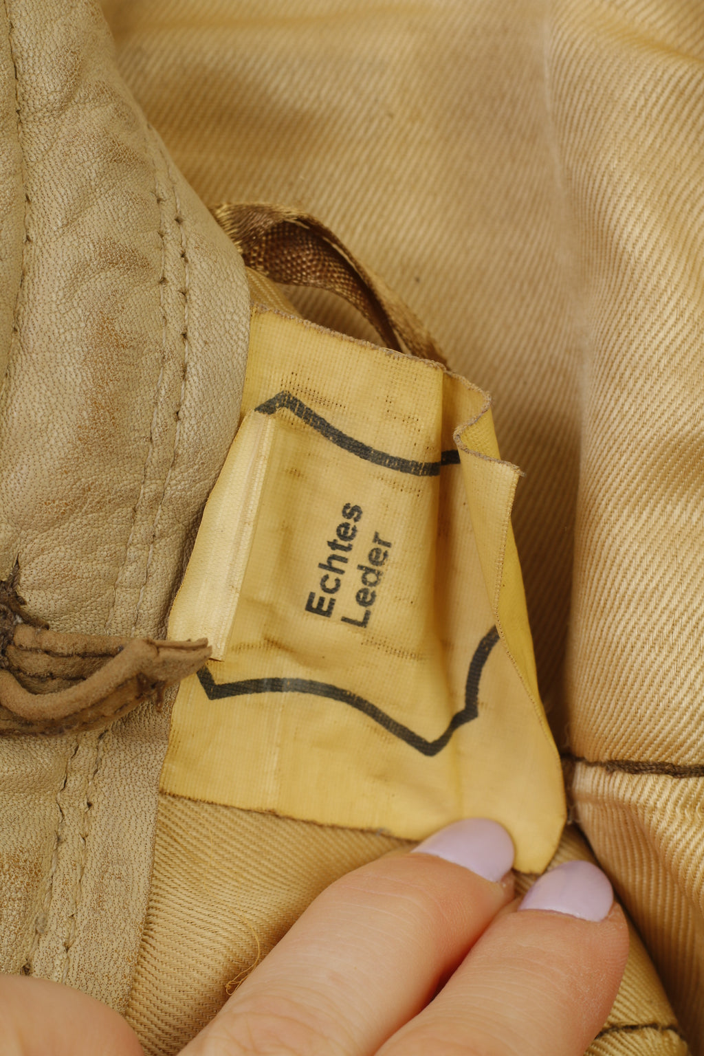 Marjo Uomo 50 Pantaloni in pelle Marrone Vintage Tirolo Austria Trachten Western Cowboy Tradizionali tasche con fondo ricamato