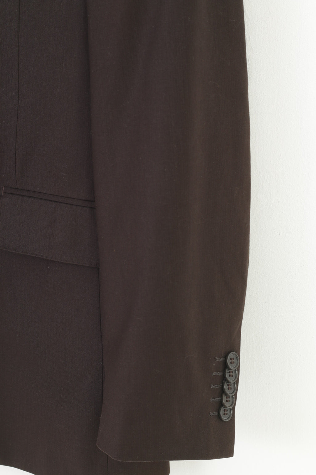 Studio Milano Uomo 50 42 Blazer Giacca con spalline a righe marroni