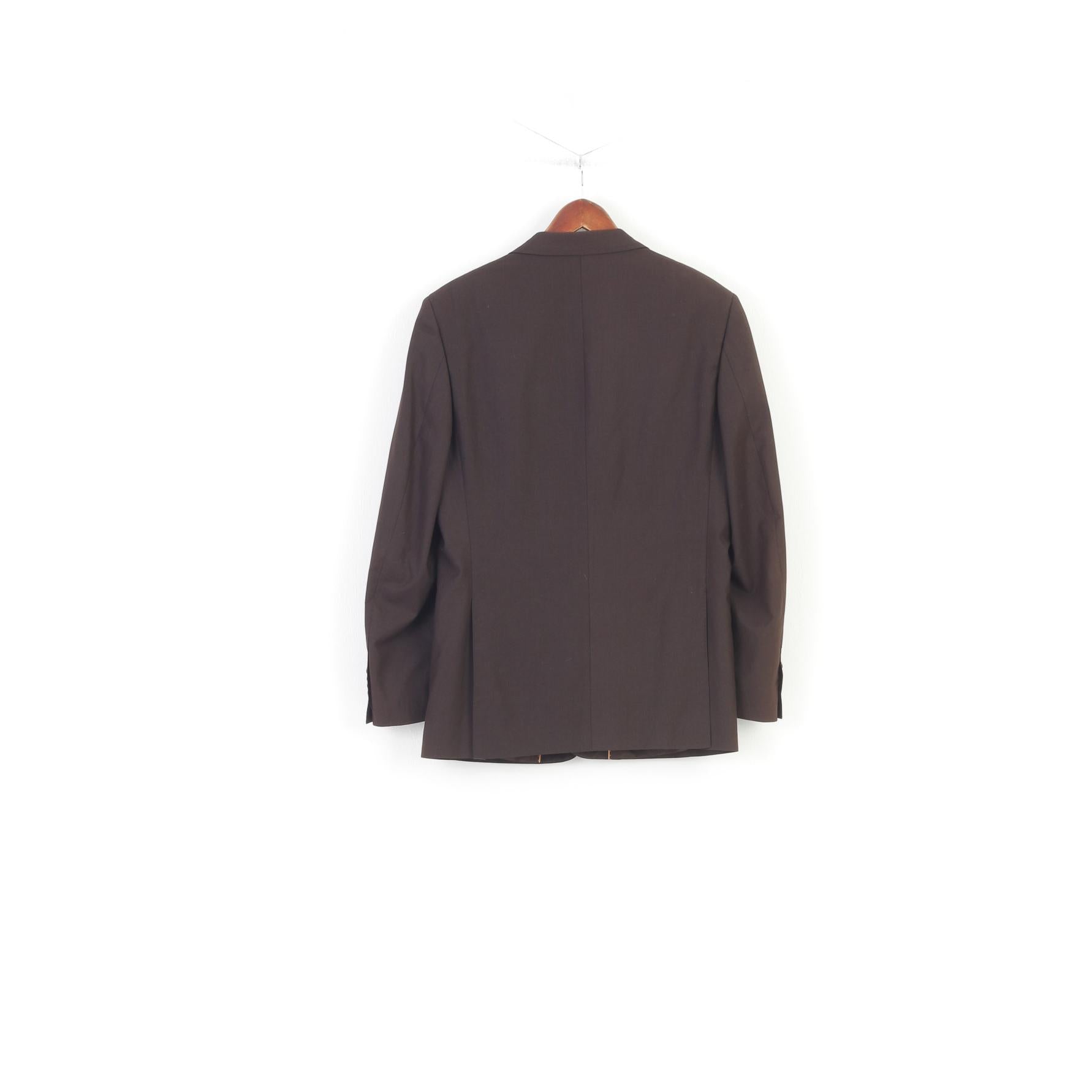 Studio Milano Uomo 50 42 Blazer Giacca con spalline a righe marroni