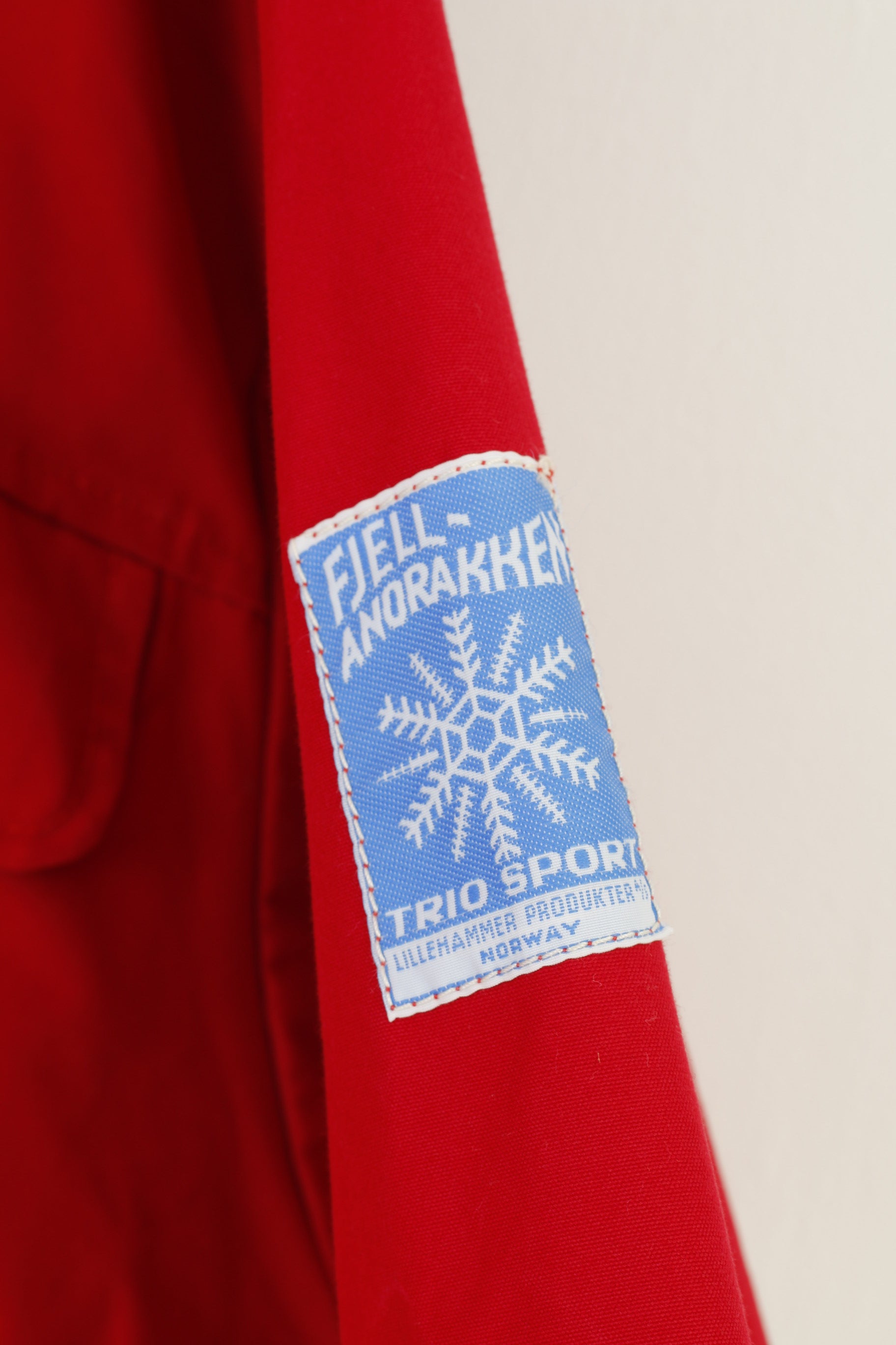 Trio Sport Men L Jacket Ren Norawy Anorak Full Zipper Hood Padded VintageTop