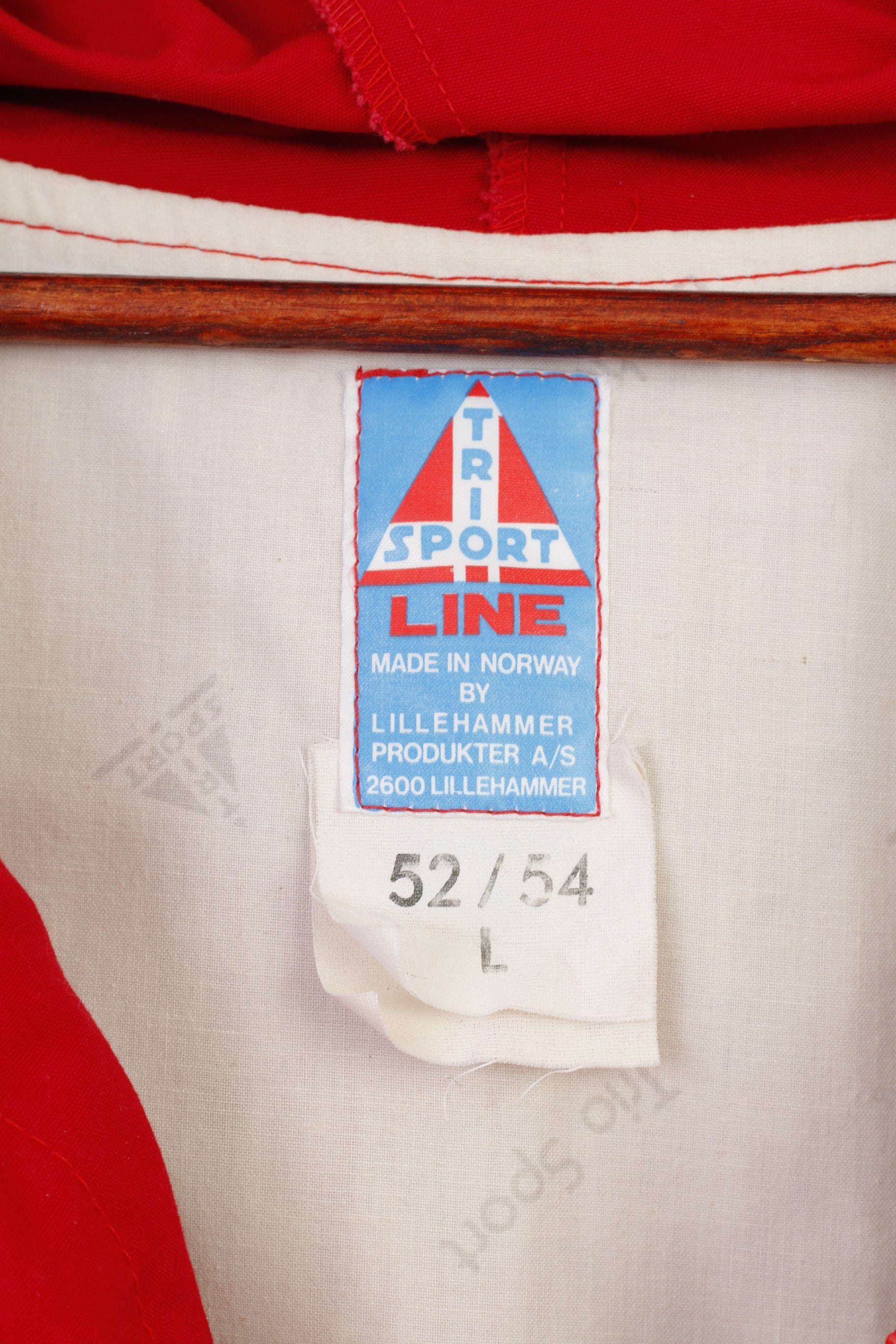 Trio Sport Giacca da uomo L Ren Norawy Anorak Cappuccio con cerniera intera imbottito VintageTop