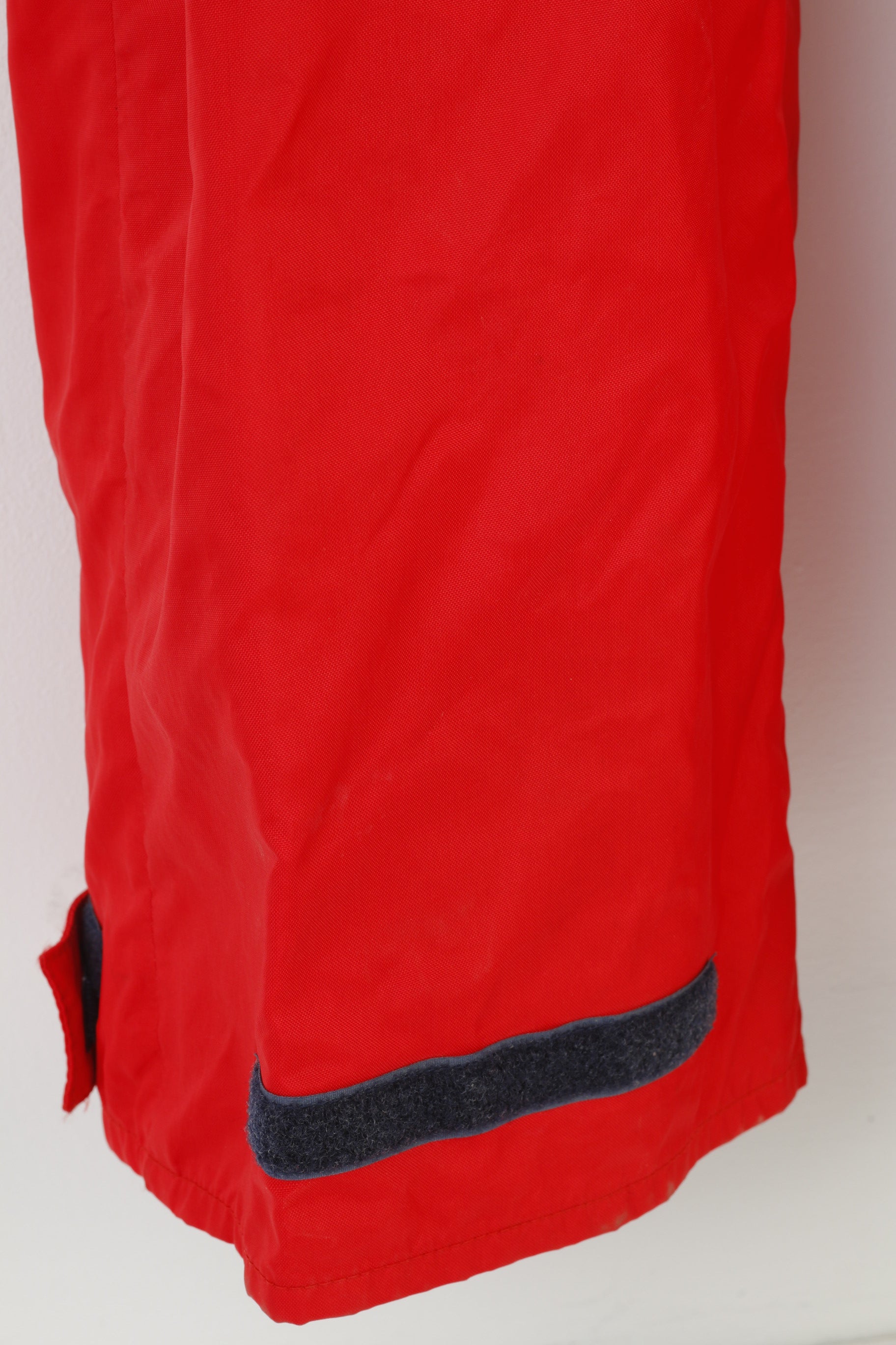 Musto Men L Ski Trousers Red Nylon Waterproof Suspenders  Snowboard Winter Pants